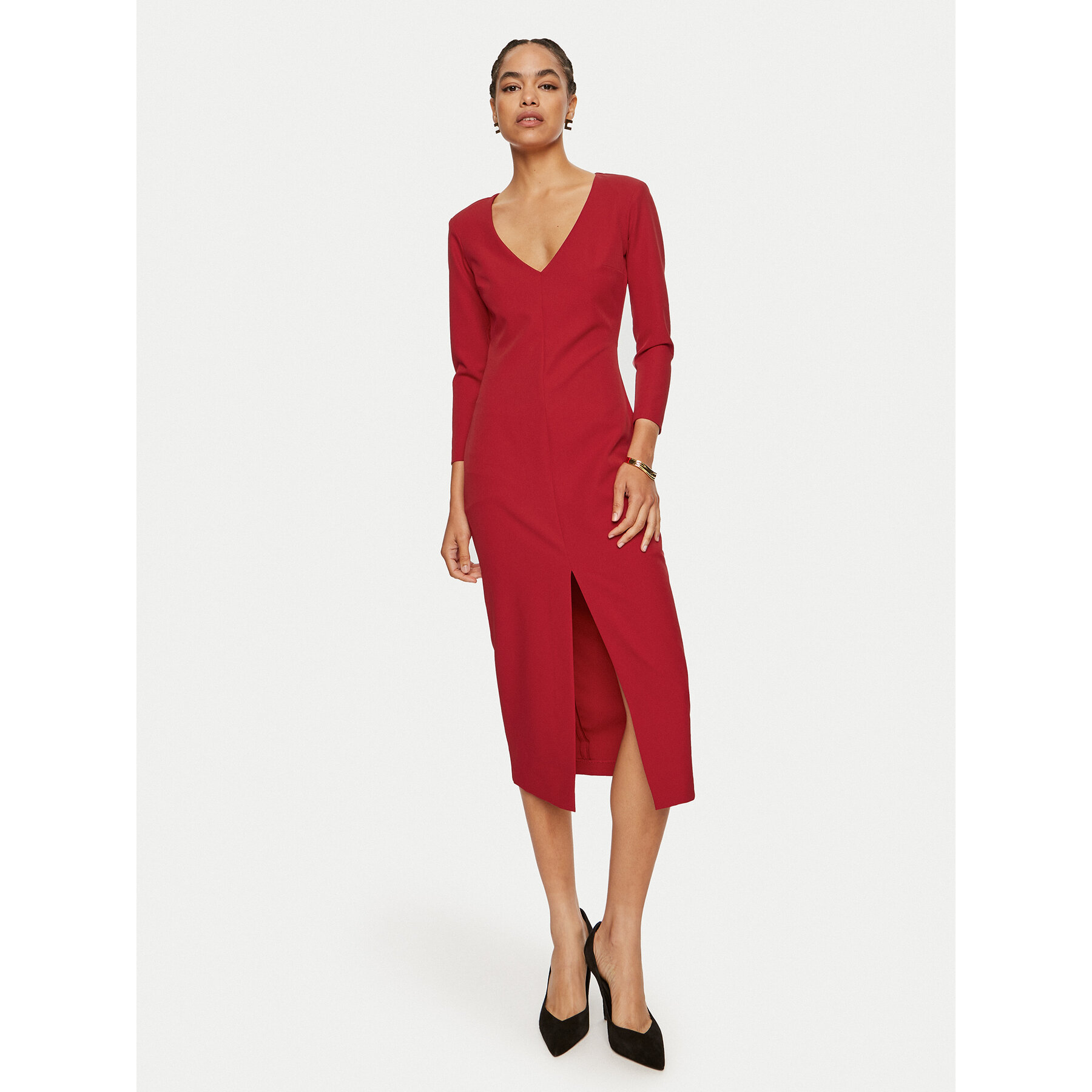 ACCESS FASHION Coctailkleid 44-3329-468 Rot Slim Fit