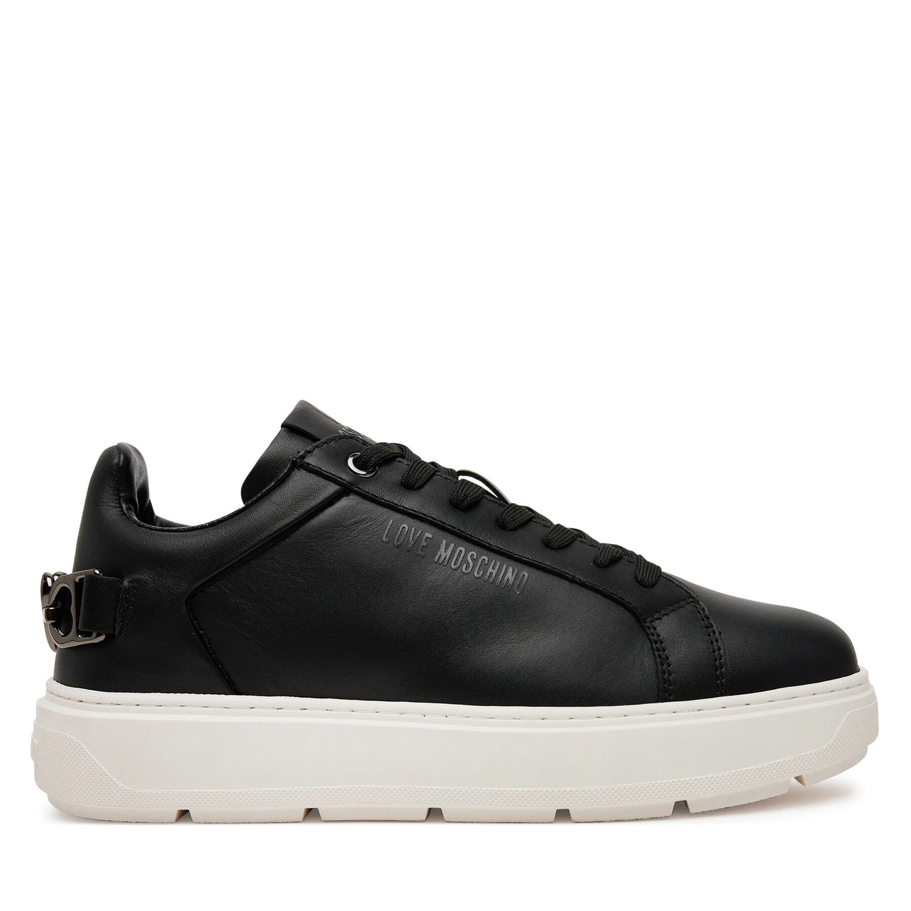 LOVE MOSCHINO Mujer Zapatillas, Talla : 40, Negro, JA15394G1MIA000A