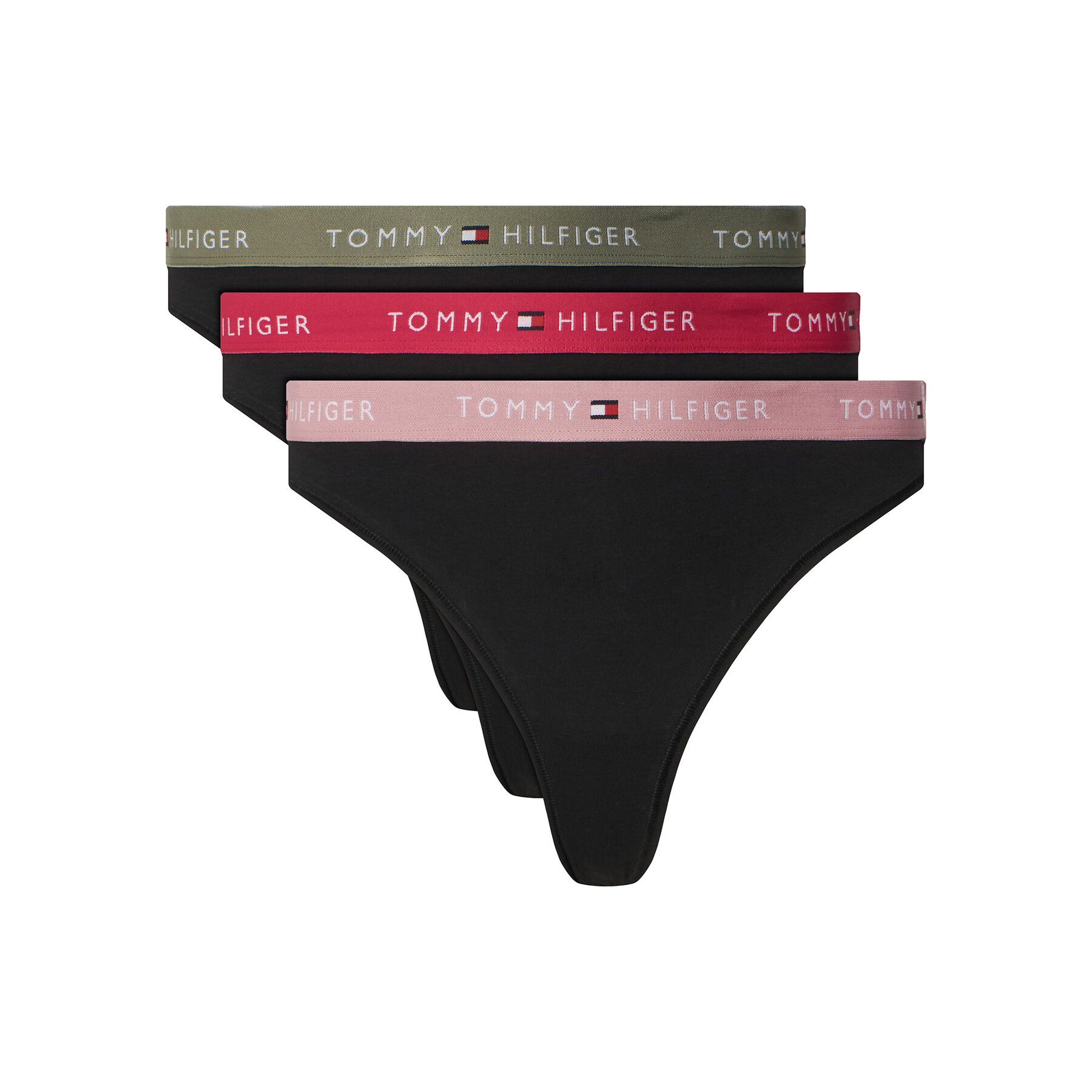 Tommy Hilfiger String-Set UW0UW05530 Schwarz