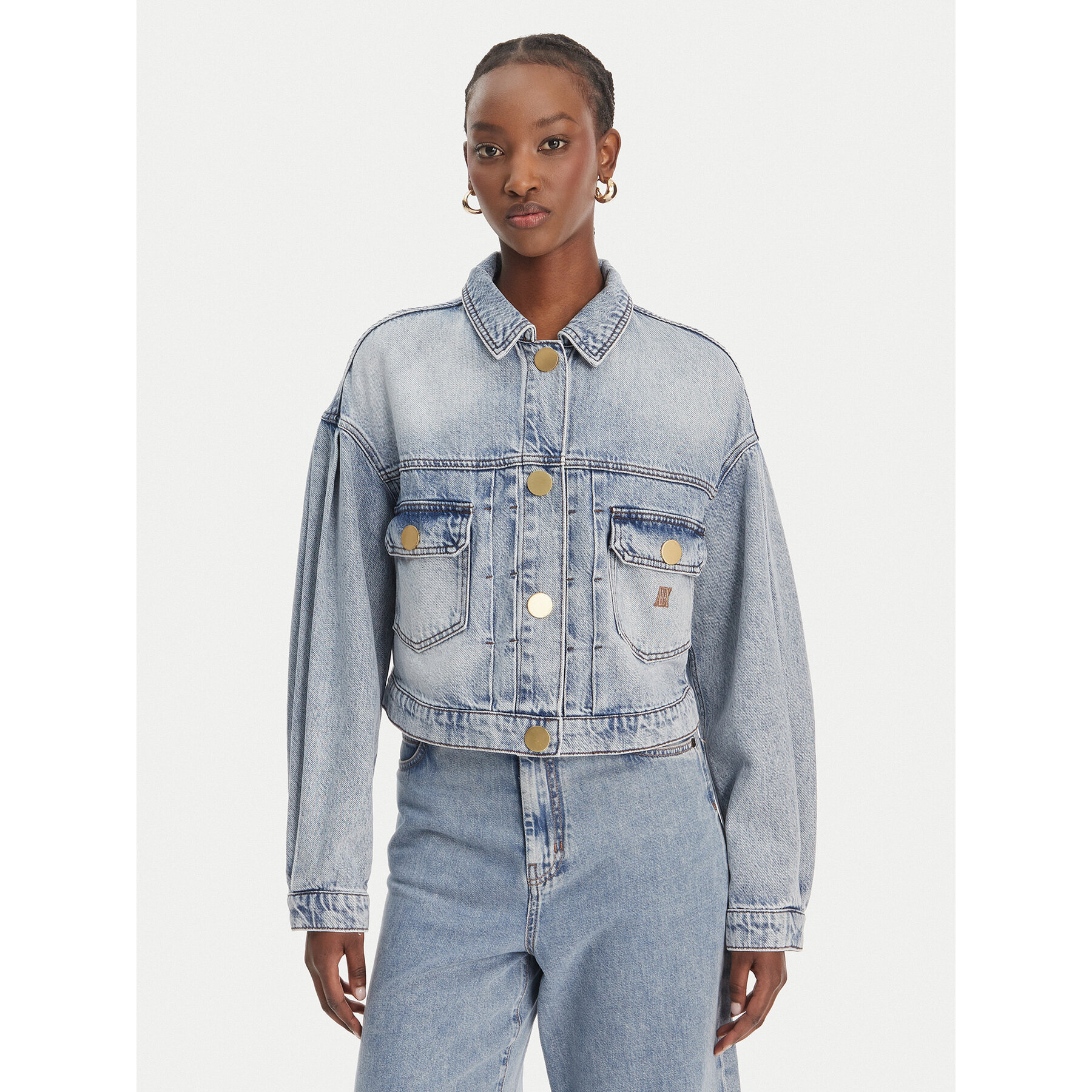 Armani Exchange Jeansjacke XW002260 AF21338 MB001 Blau Regular Fit