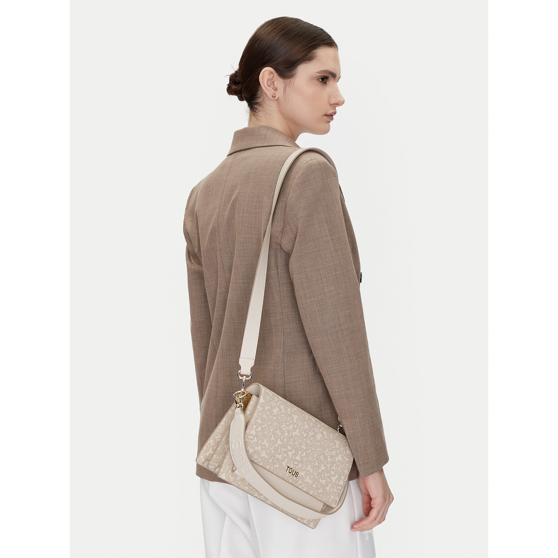 Torbica TOUS Kaos Mini Lines Audree 2002183301 Bež