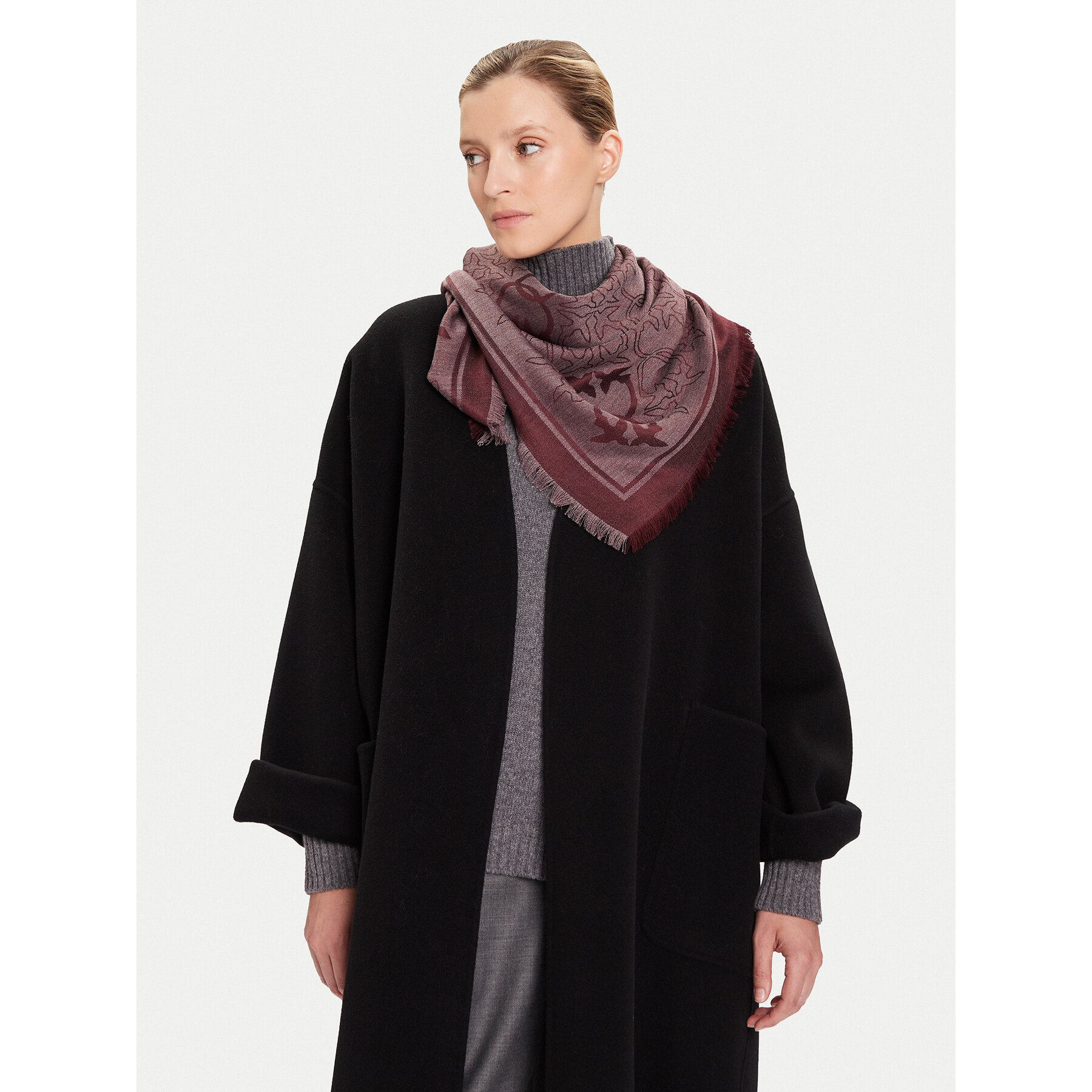 Eșarfă PINKO 106017 A2ZH Vișiniu