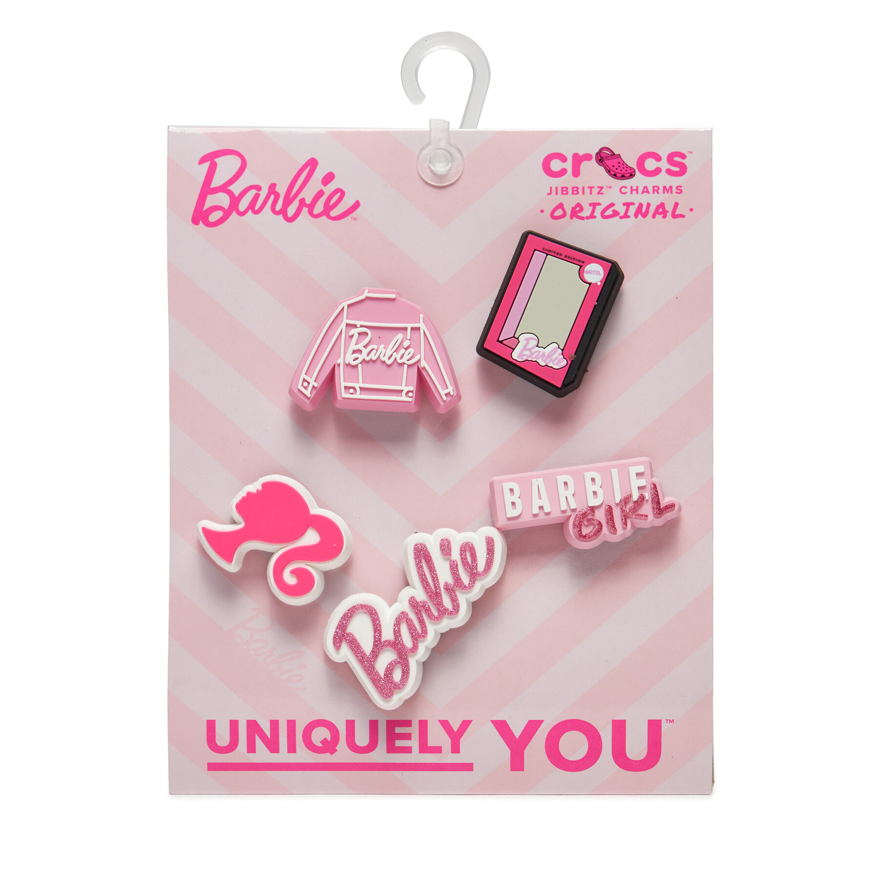 Okrasek za obutev Crocs Jibbitz Barbie 5Pck 10012070 Pisana