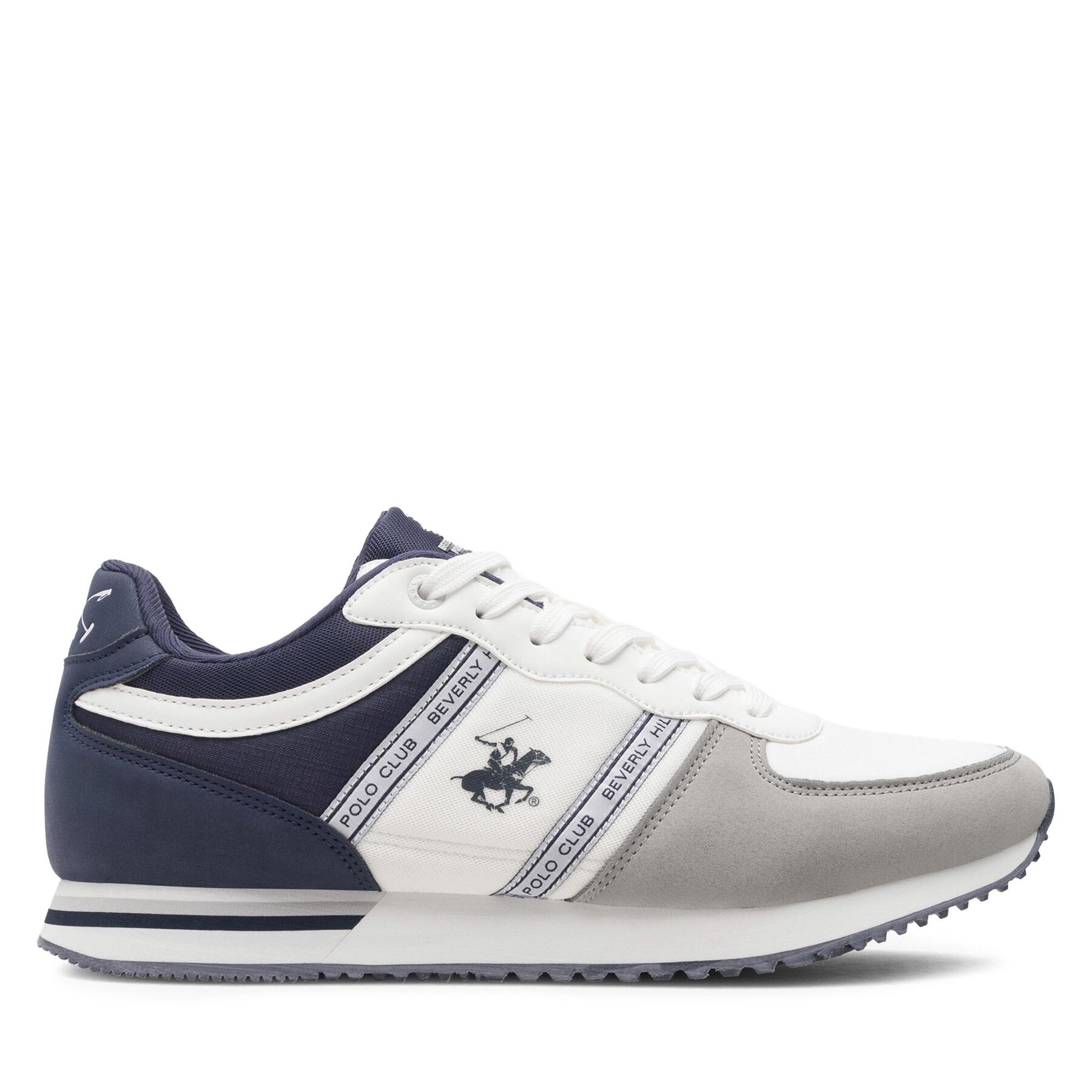 Męskie Sneakersy Beverly Hills Polo Club, Rozmiar 41 Biały BOWIE-01