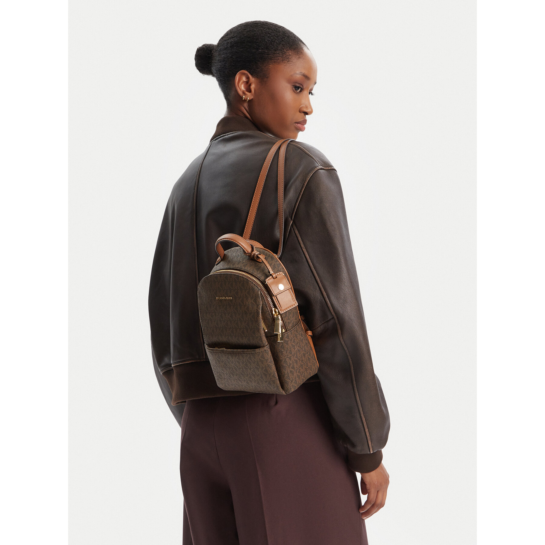 Раница MICHAEL Michael Kors Sable 30T5G3XB1B Кафяв