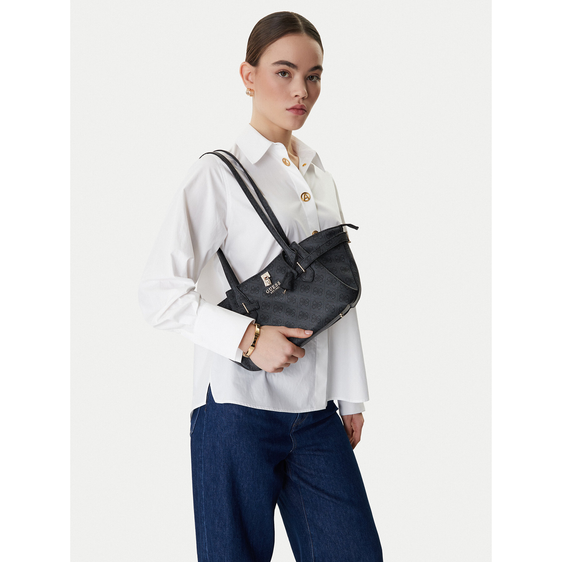 Дамска чанта Guess Yesba HWSG78 33080 Сив