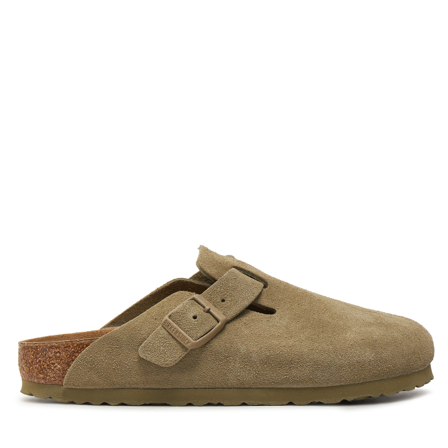 Damskie Birkenstock Klapki, Rozmiar 38 Zielony Boston Leve 1025844