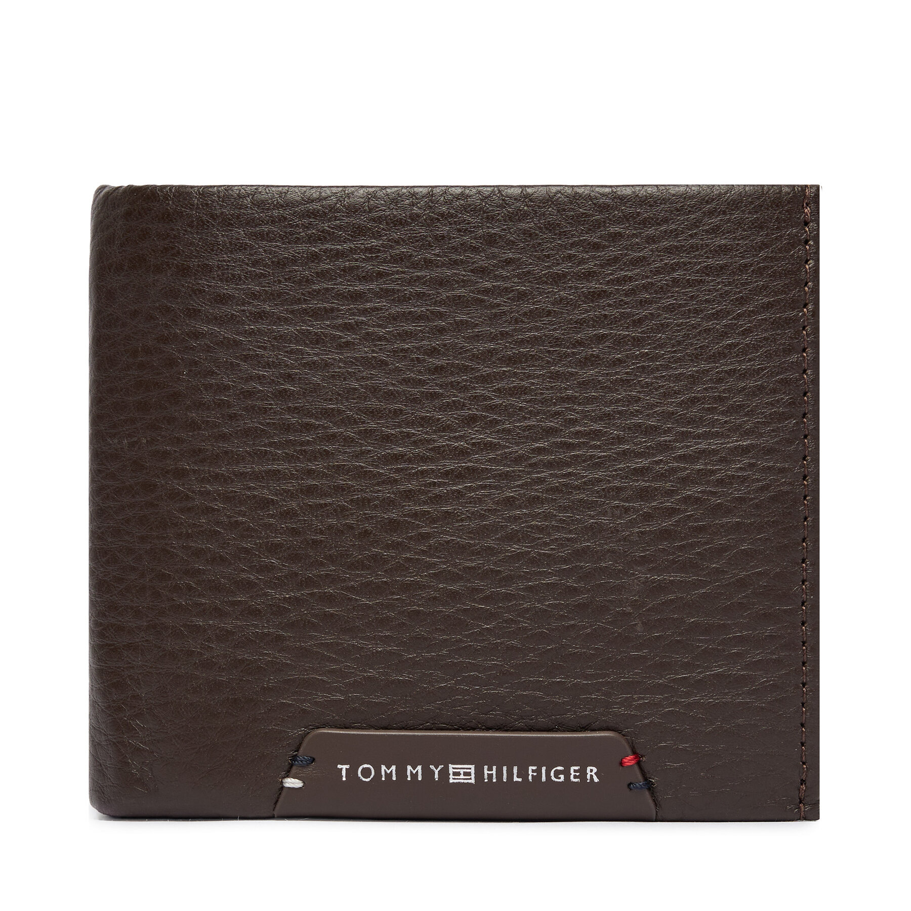 Peňaženka Tommy Hilfiger Th Corp Cc Flap And Coin AM0AM14780 Tmavo hnedá