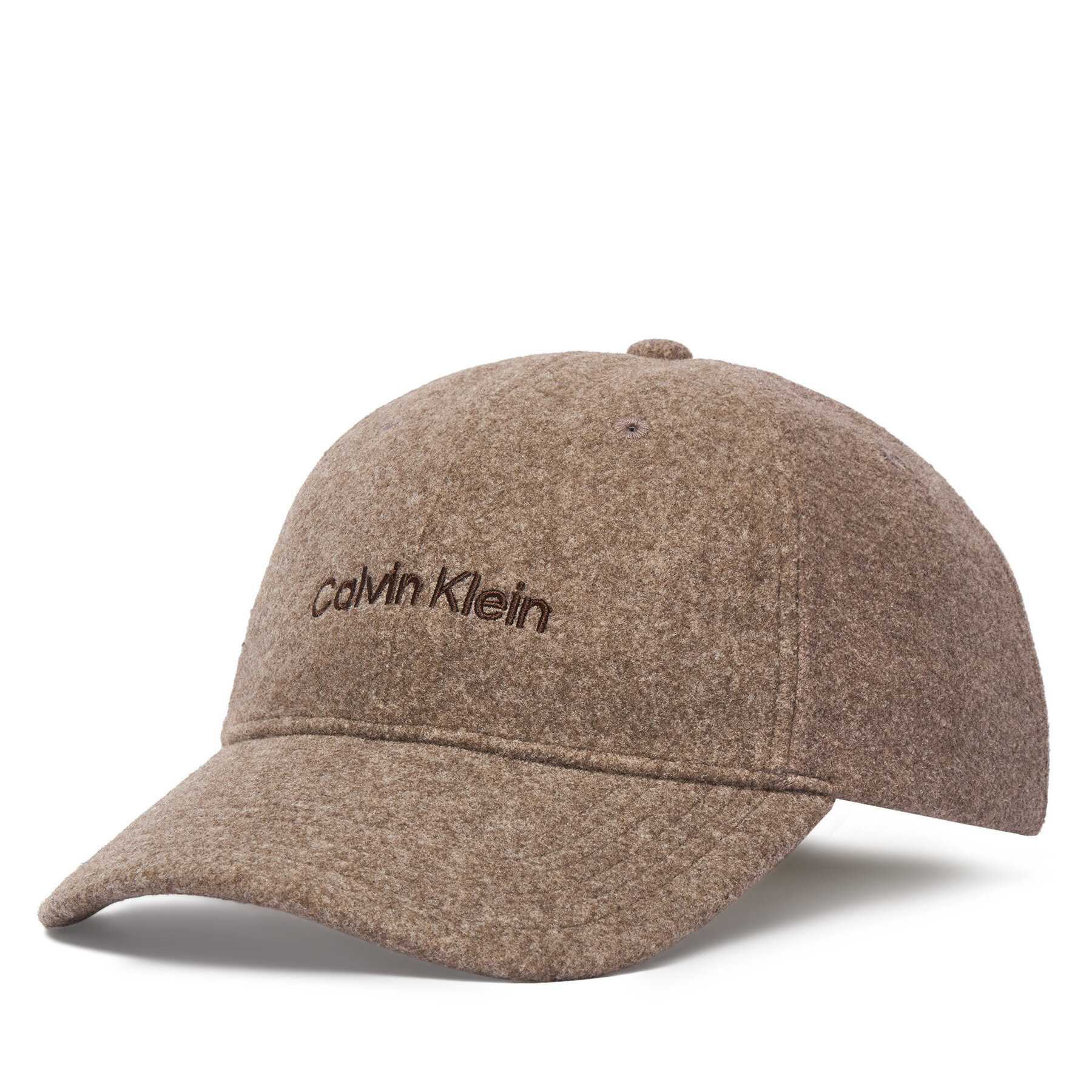 Šilterica Calvin Klein Embroidered Titlecase Logo Felt LV04D5131G Smeđa