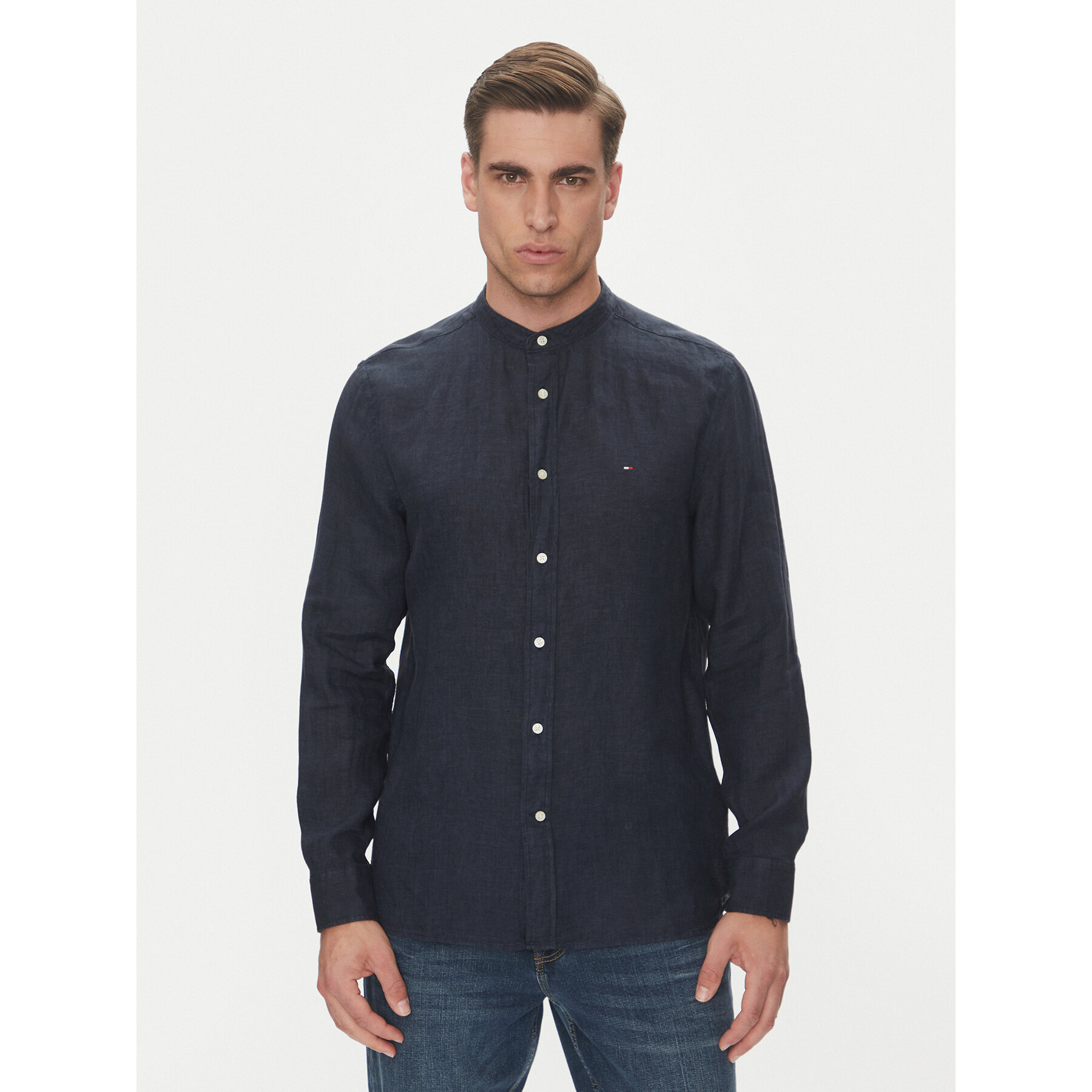 Tommy Hilfiger Hemd MW0MW39271 Dunkelblau Regular Fit