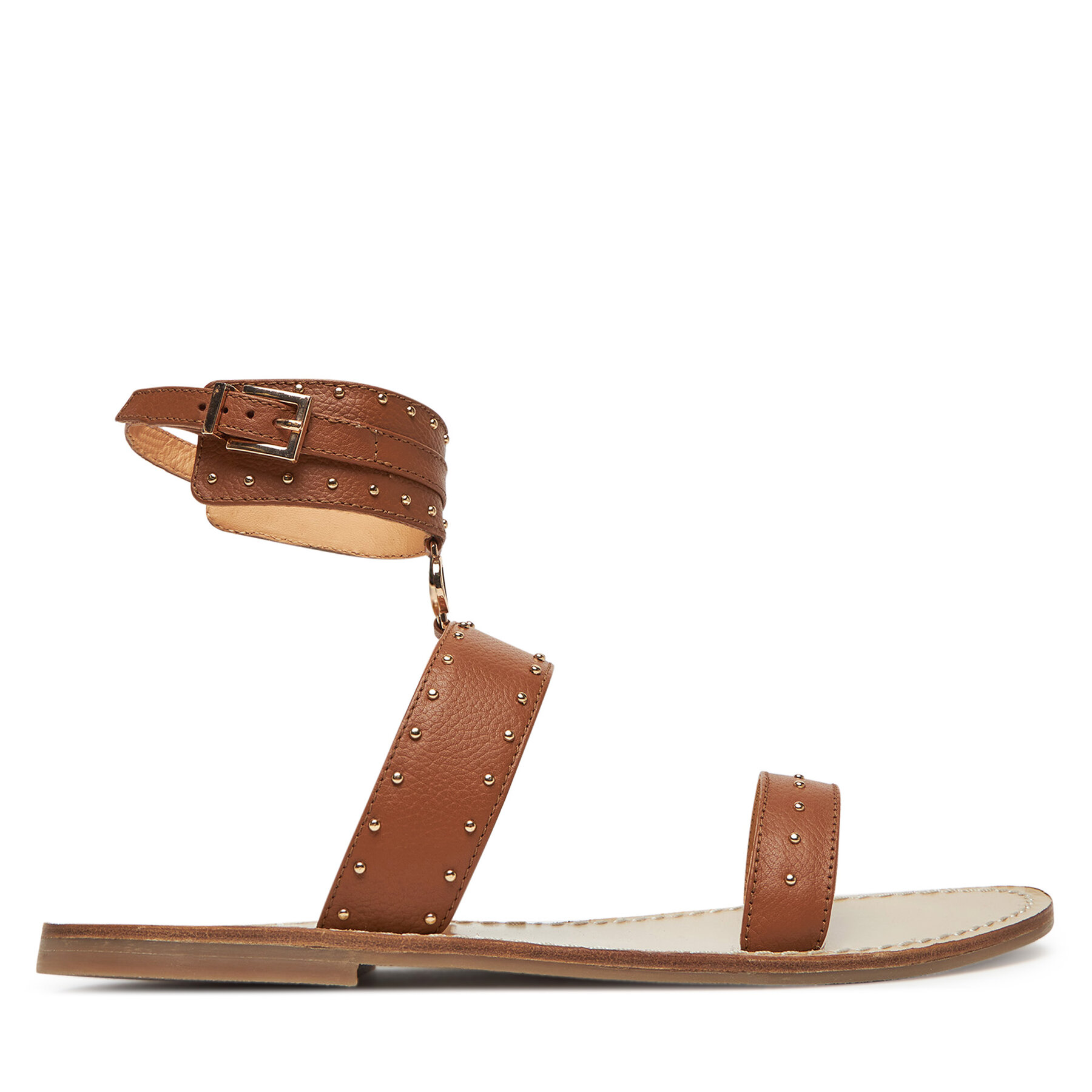 Szandál TWINSET 251GCJ04C Barna