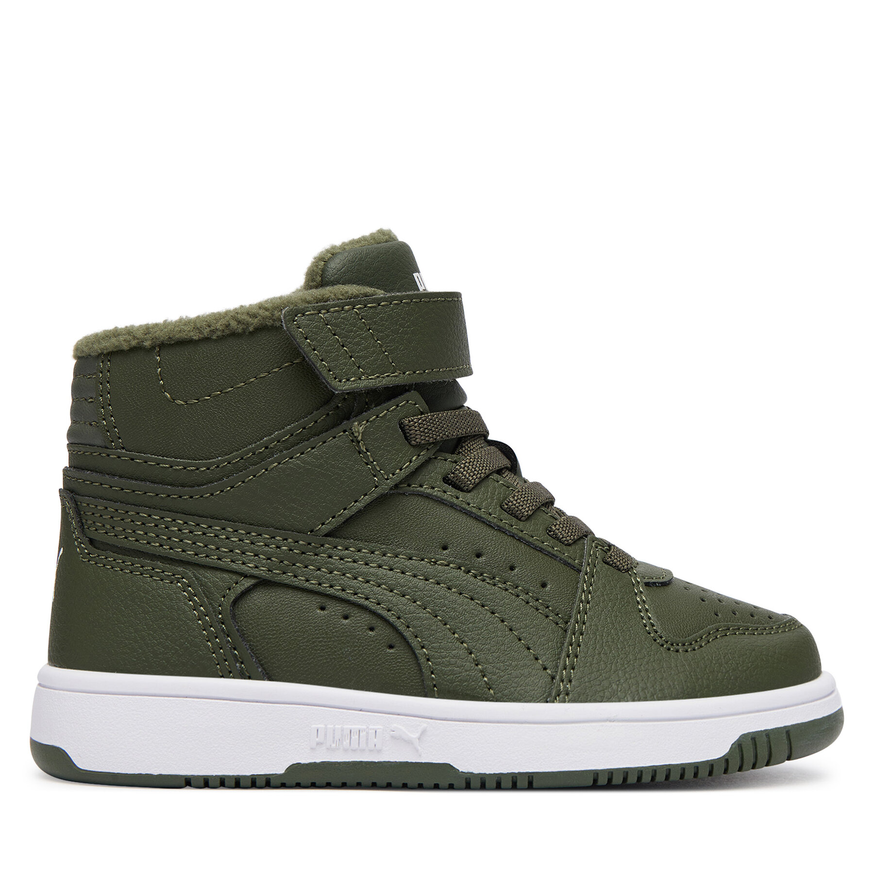 Sneakersy Puma Rebound Slam Mid Wtr 40880402 Tmavo zelená