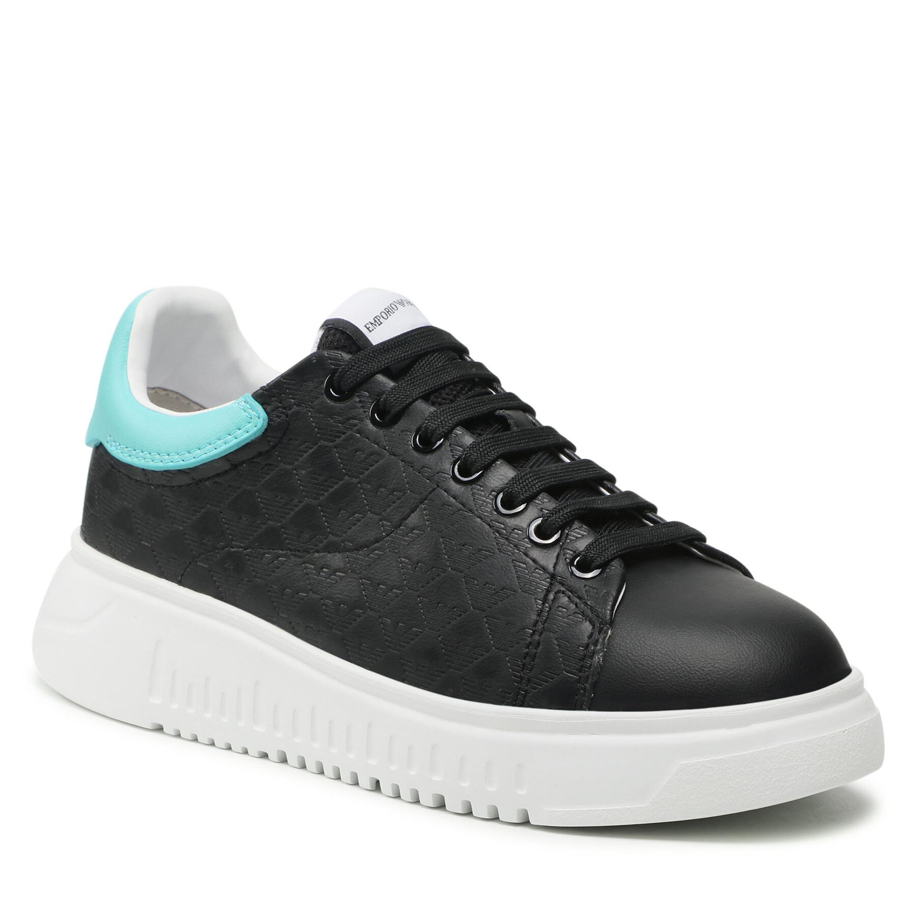 Emporio Armani X3X024 XN203 Q856 Blk/Blk/Aqua/Blk – Сникърси
