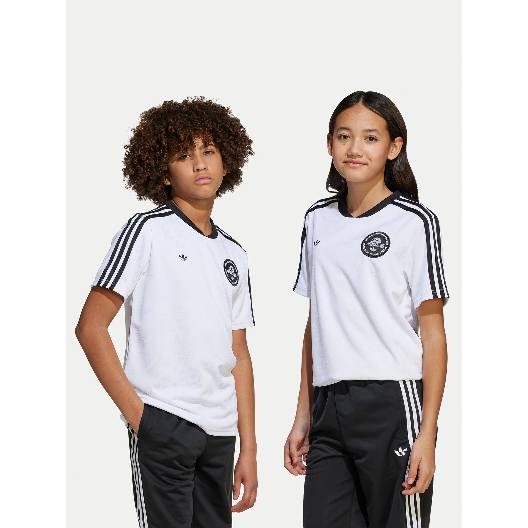 adidas Póló Football JV7682 Fehér Loose Fit