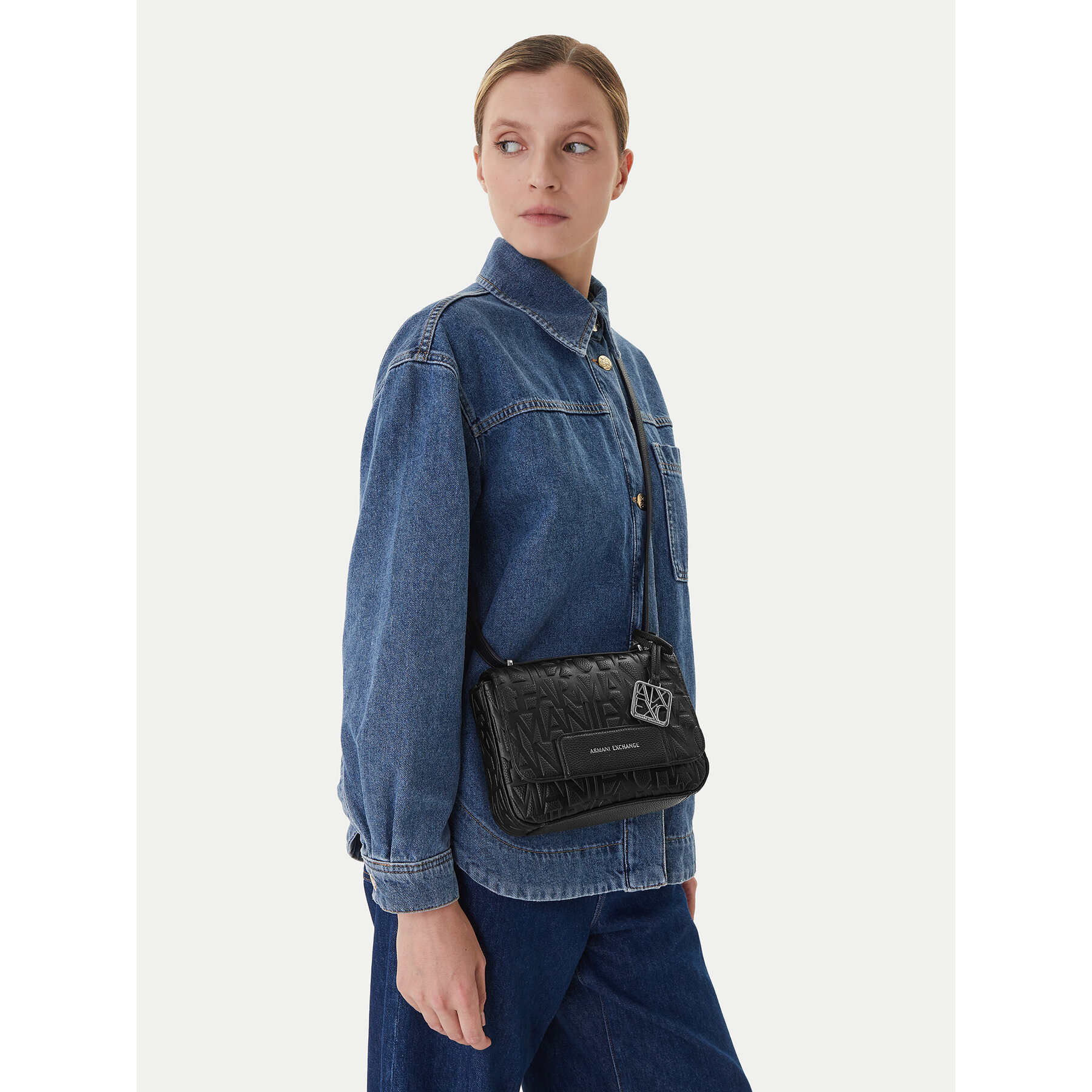 Geantă Armani Exchange XW001577 AF15774 UC001 Negru