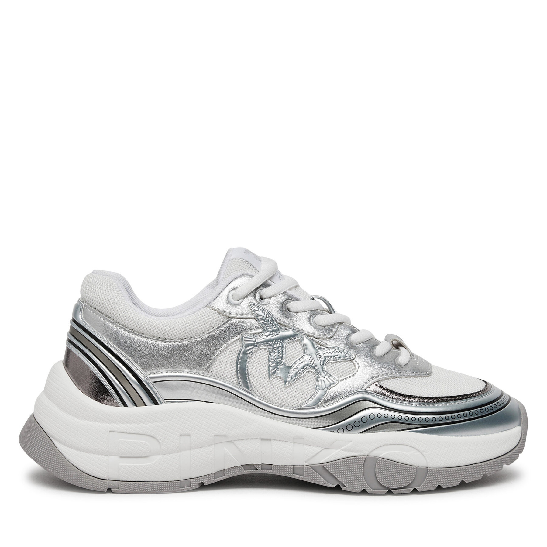 Sneakers PINKO Glammy 04 SS0057 E014 Silver