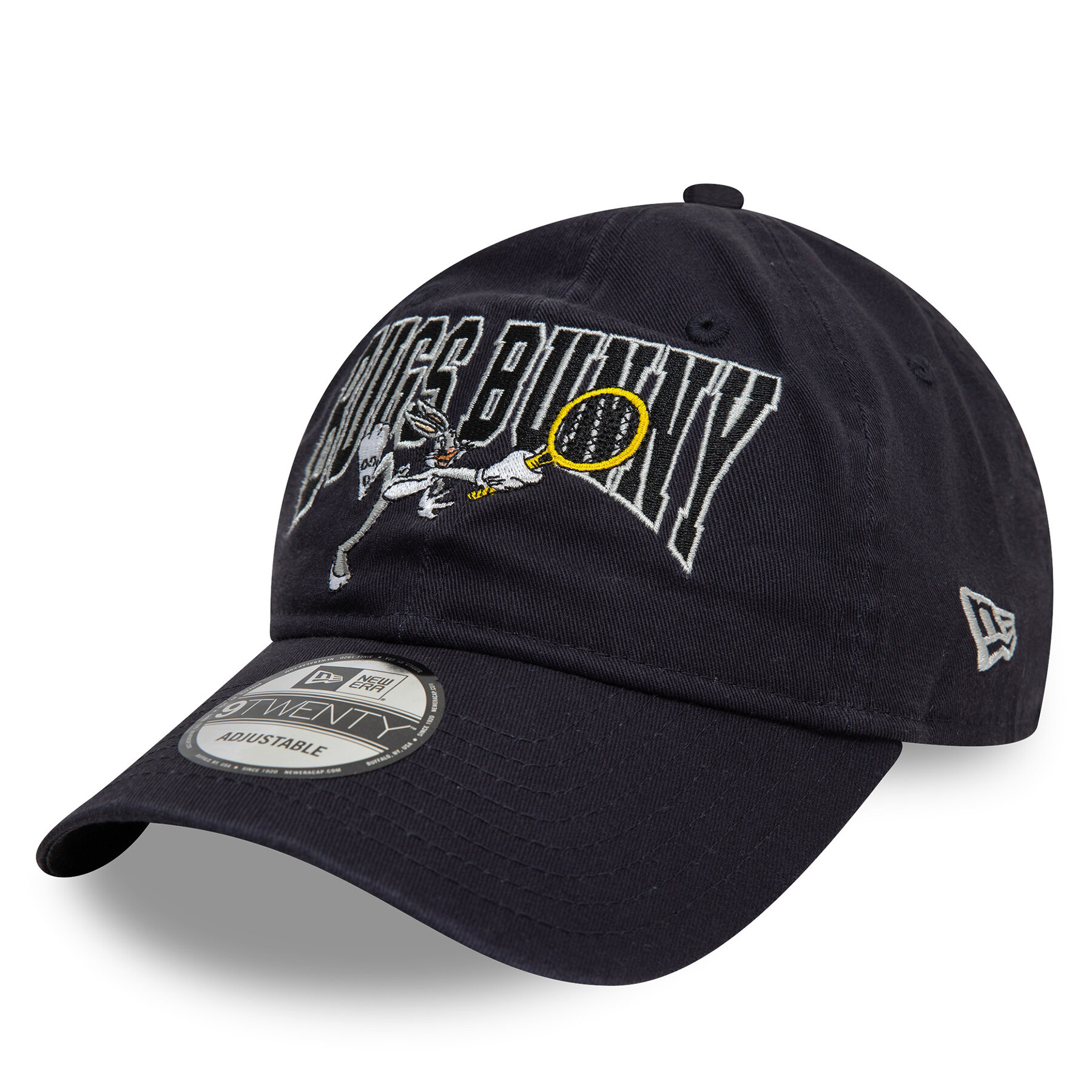 Cappellino New Era Bugs Bunny Warner Brothers Washed 9TWENTY 60595280 Blu scuro