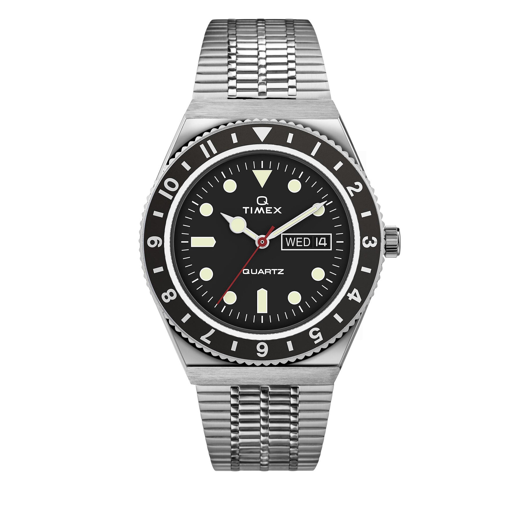 Ceas Timex Q Timex Reissue TW2U61800 Silver/Black Ceas