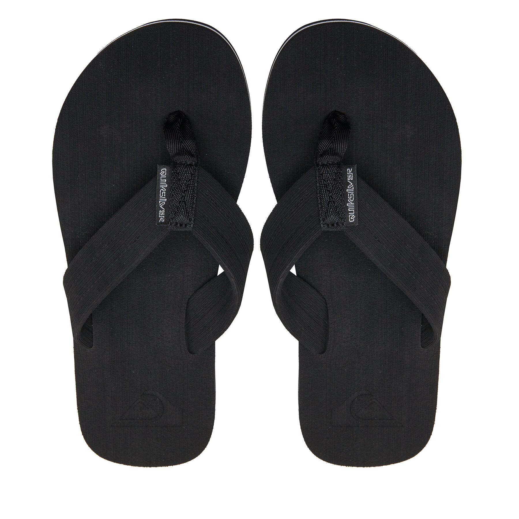 Męskie Japonki Quiksilver, Rozmiar 45 Czarny AQYL101266