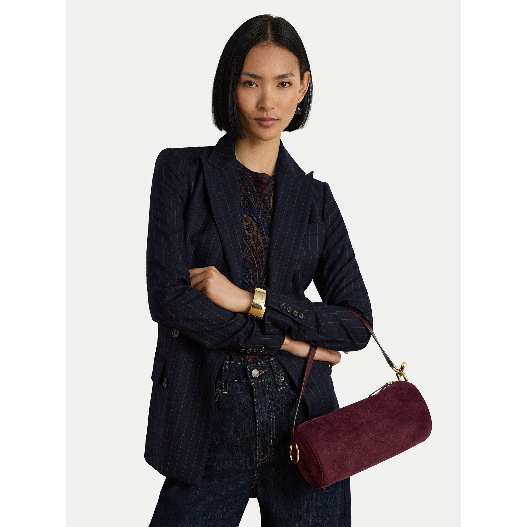 Torbica LAUREN RALPH LAUREN 431P18423001 Tamnocrvena