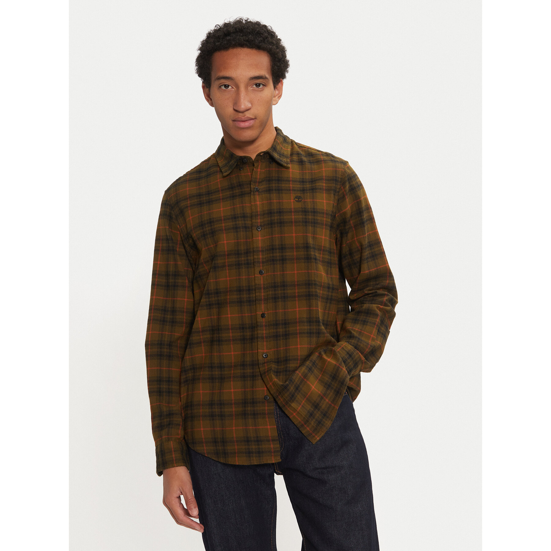 Timberland Hemd TB0A6V7EC681 Grün Regular Fit
