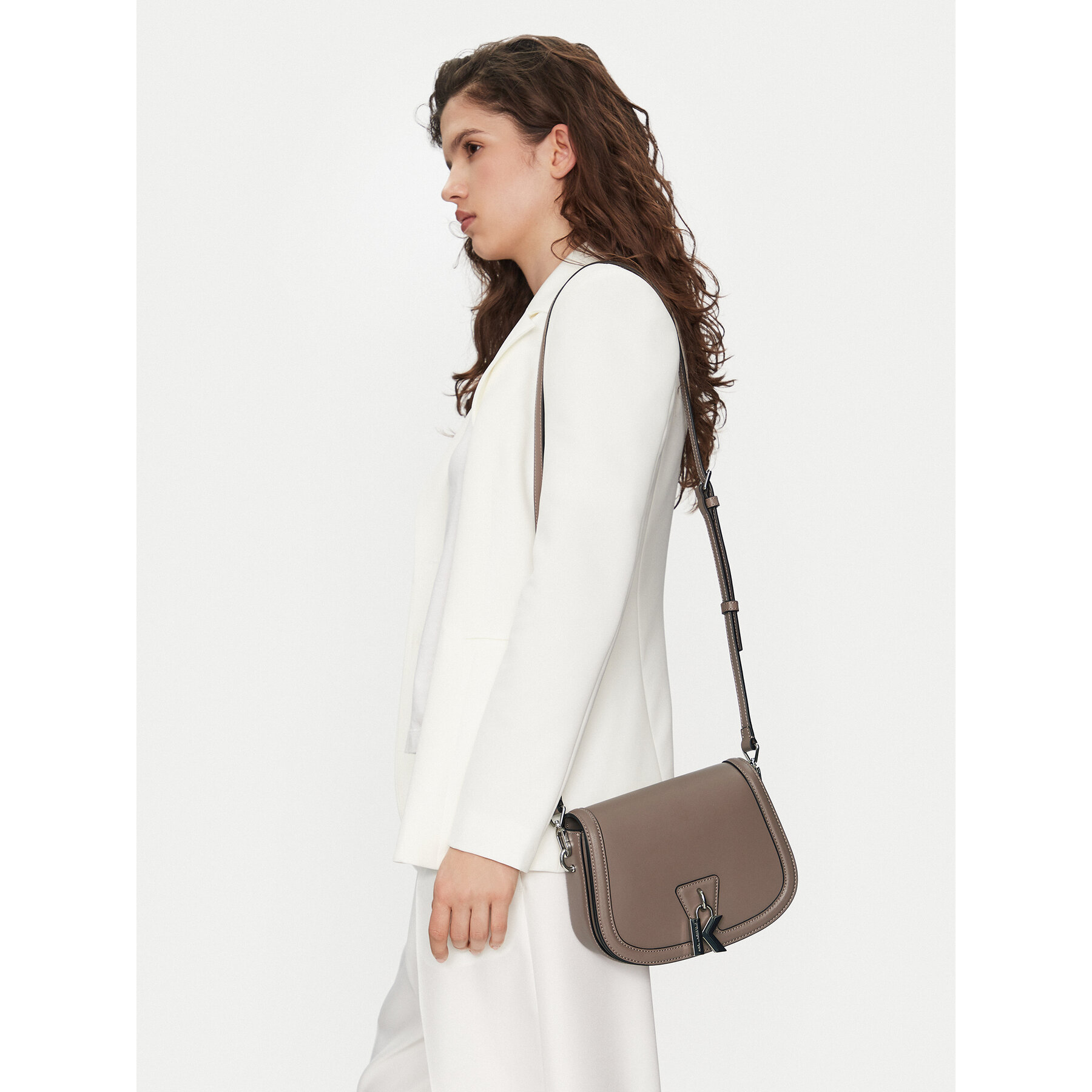 Geantă KARL LAGERFELD A1W30408 Gri