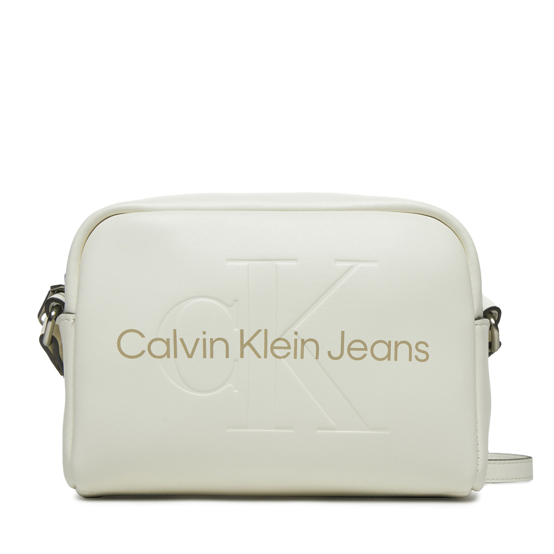Handväska Calvin Klein Jeans K60K612220 Écru