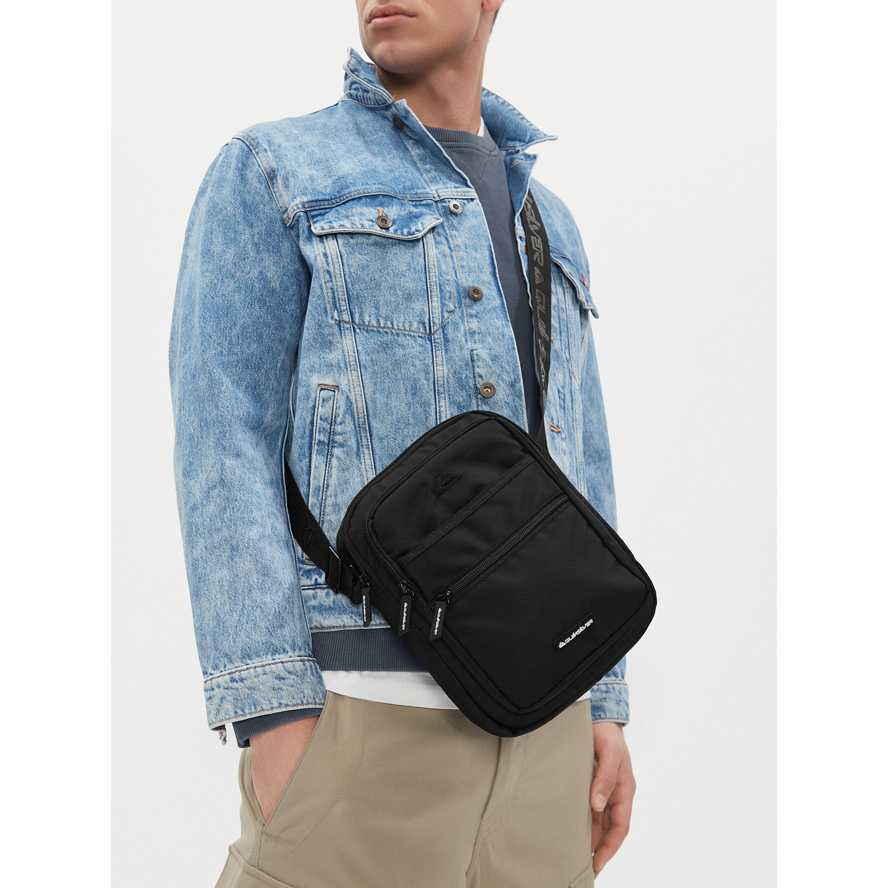 Geantă crossover Quiksilver QUIC-M-002-07 Negru