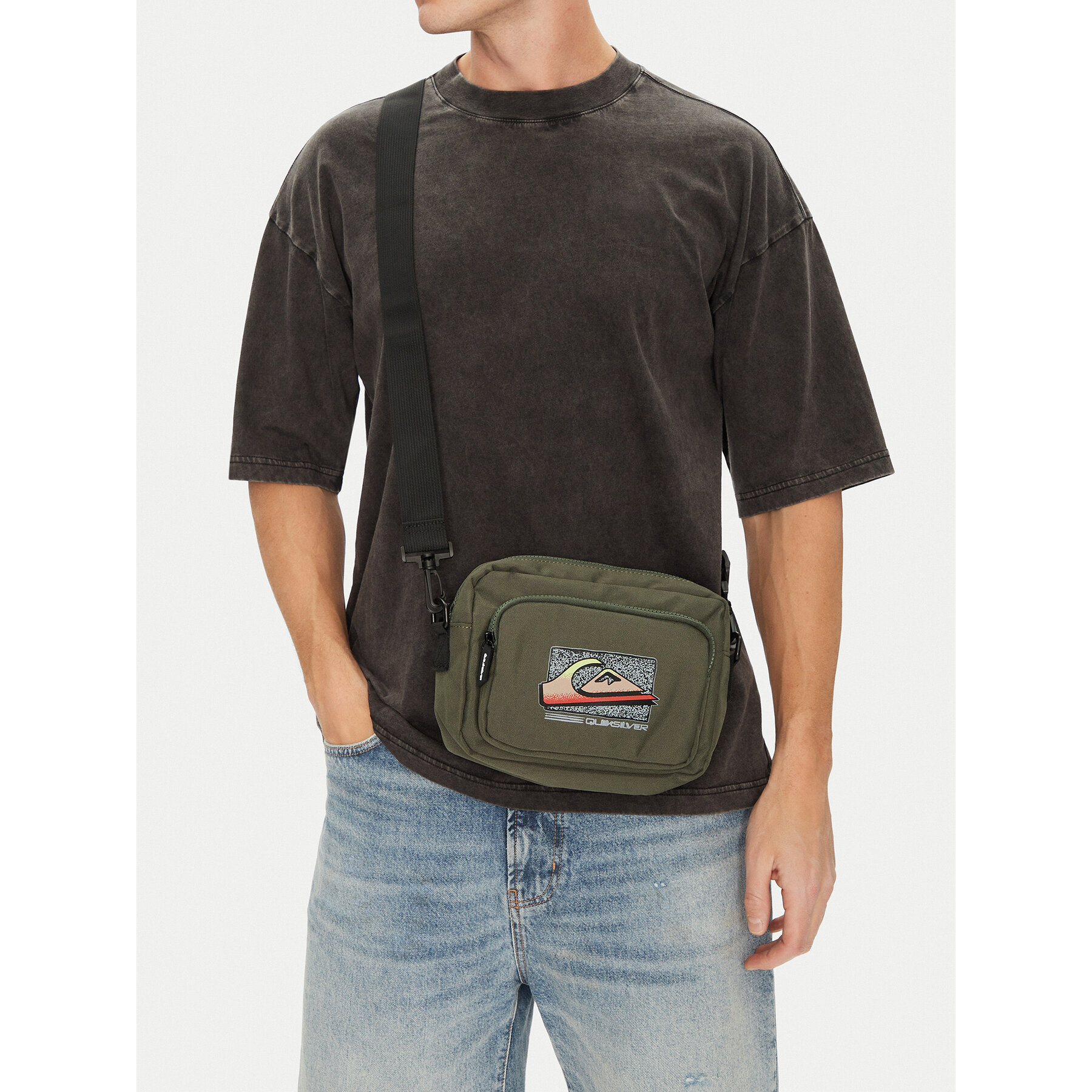 Geantă crossover Quiksilver QUIC-M-004-07 Kaki