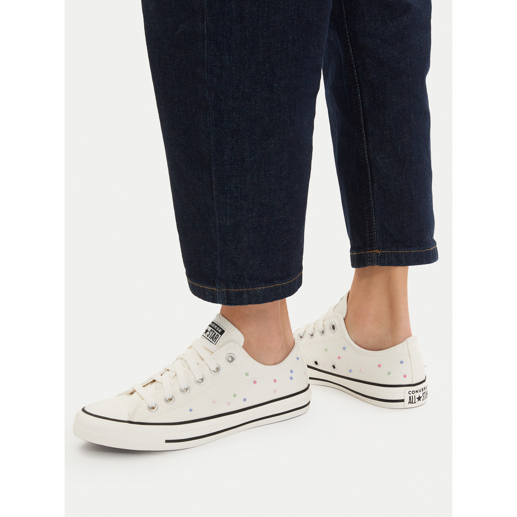 Plátenky Converse Chuck Taylor All Star Mini Studs A17872C Écru