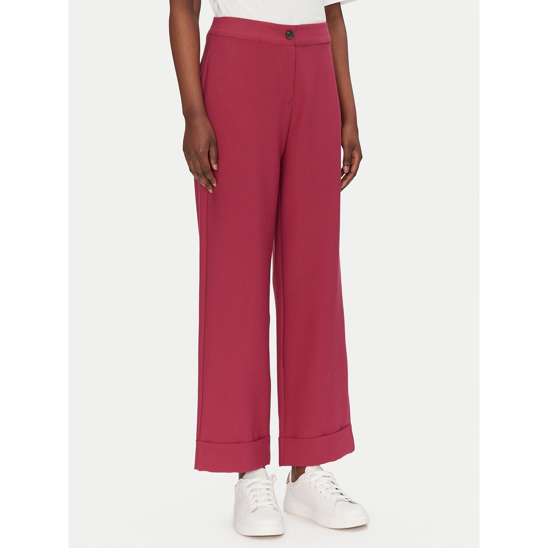 ONLY Stoffhose Casey 15338822 Violett Cropped Fit