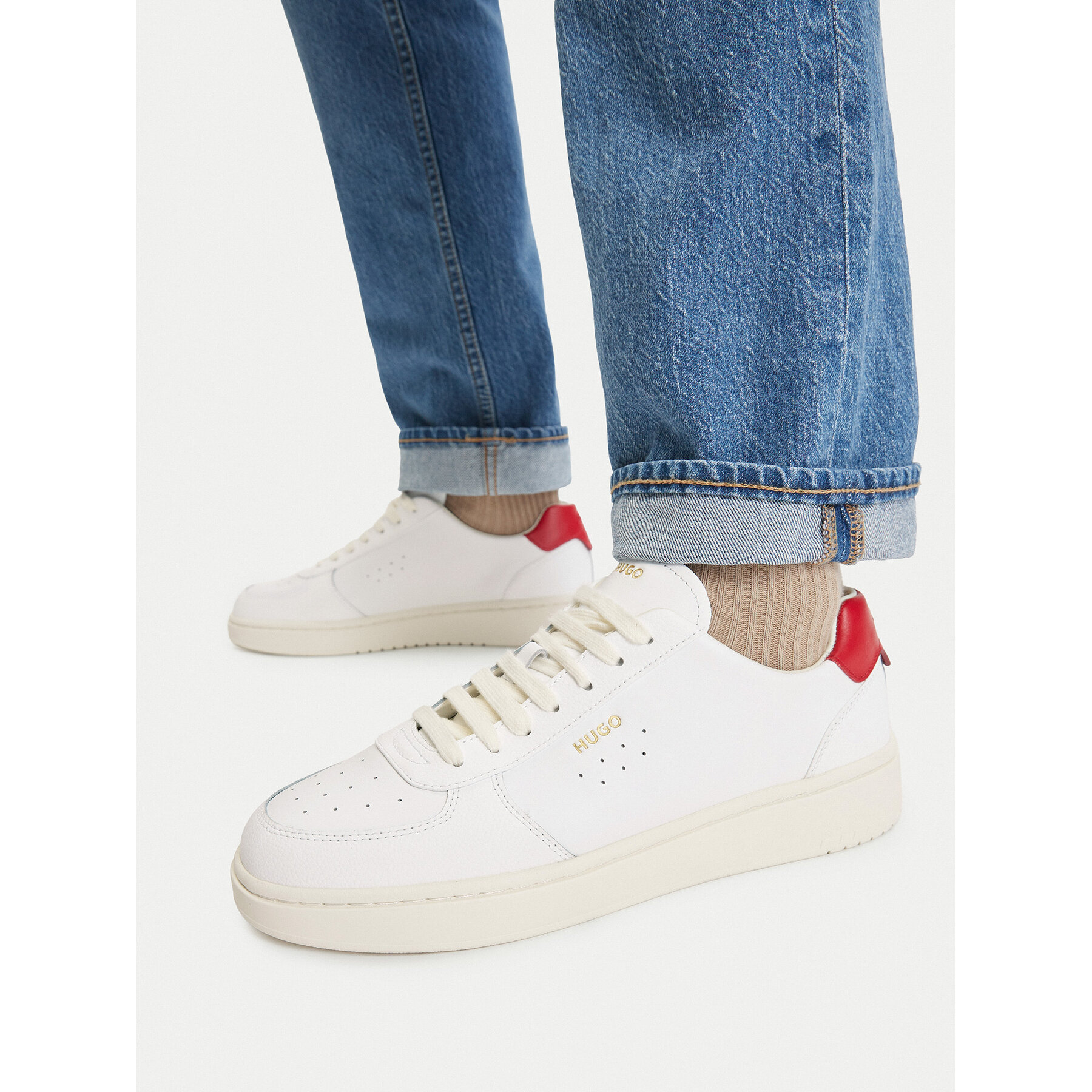 Tenisice HUGO Neton 50568987 Bijela