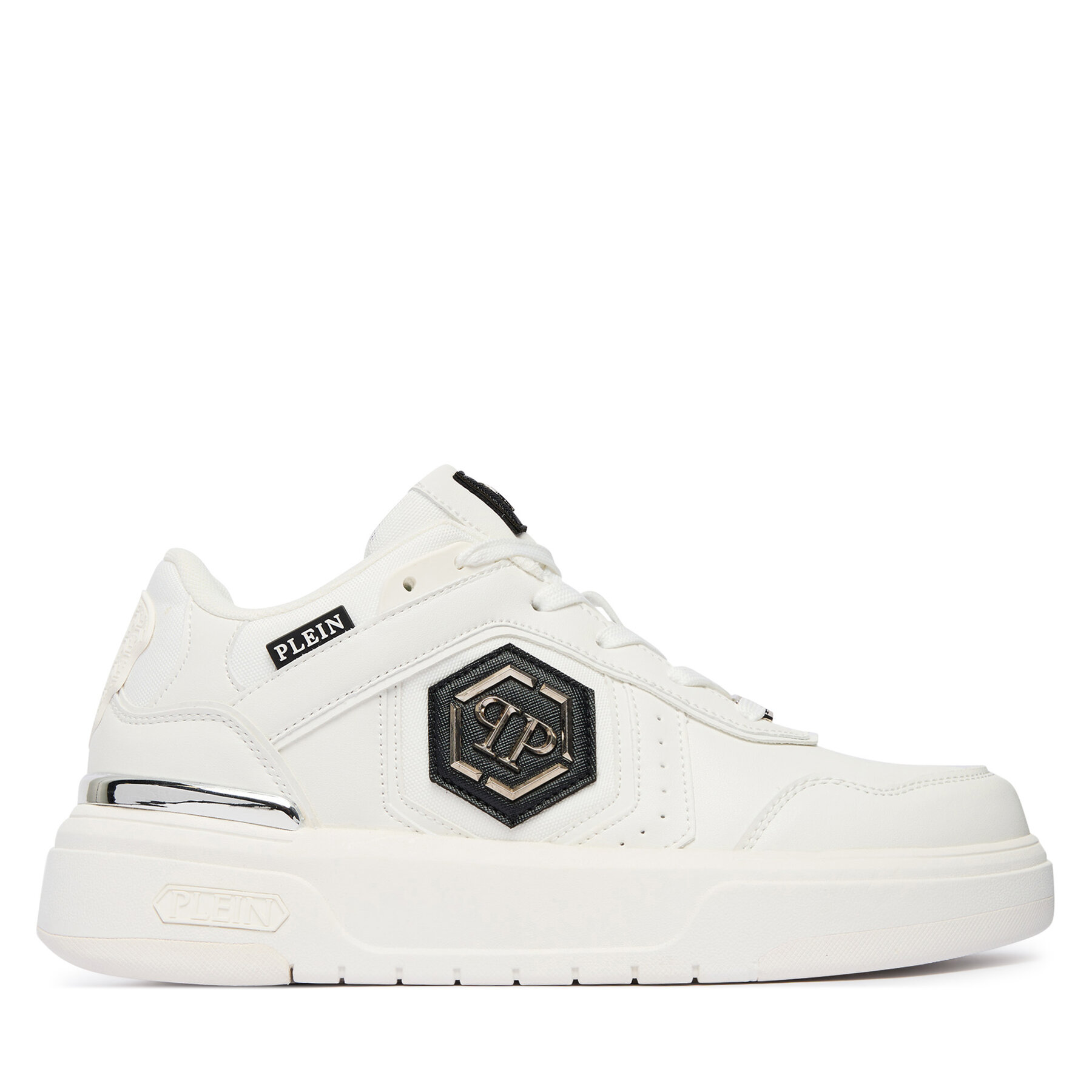 Sneakersy PHILIPP PLEIN SAFS USC0925 PTE003N Biela