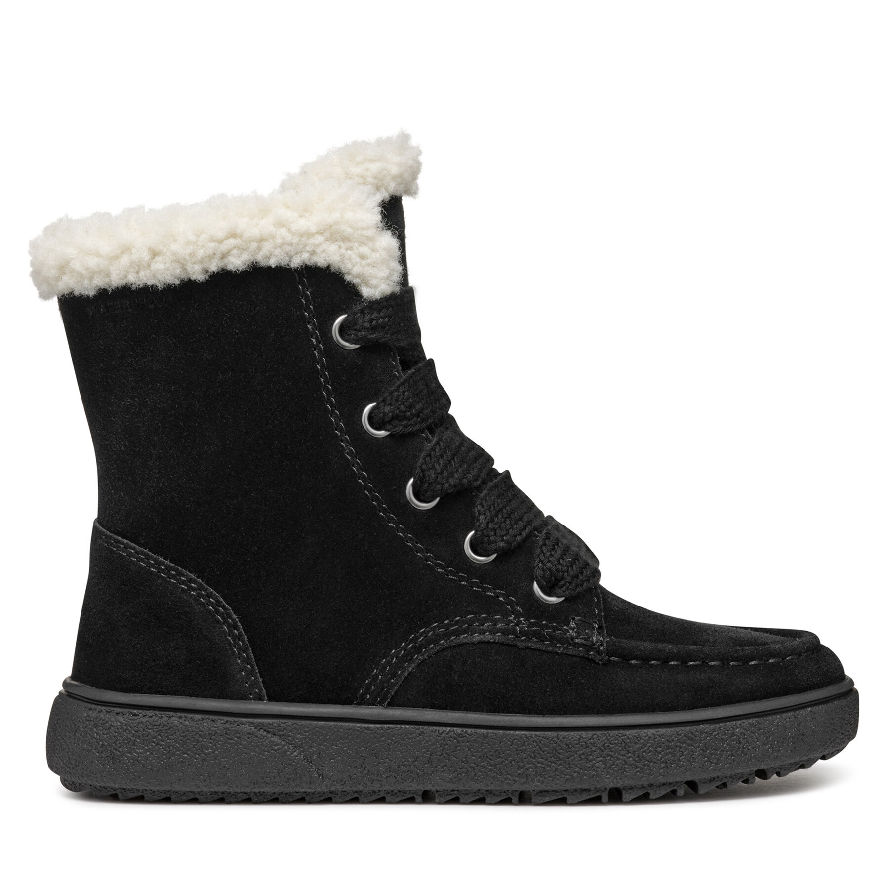 Čižmy Geox J Theleven Girl Wpf J46HYC 00022 C9999 S Čierna