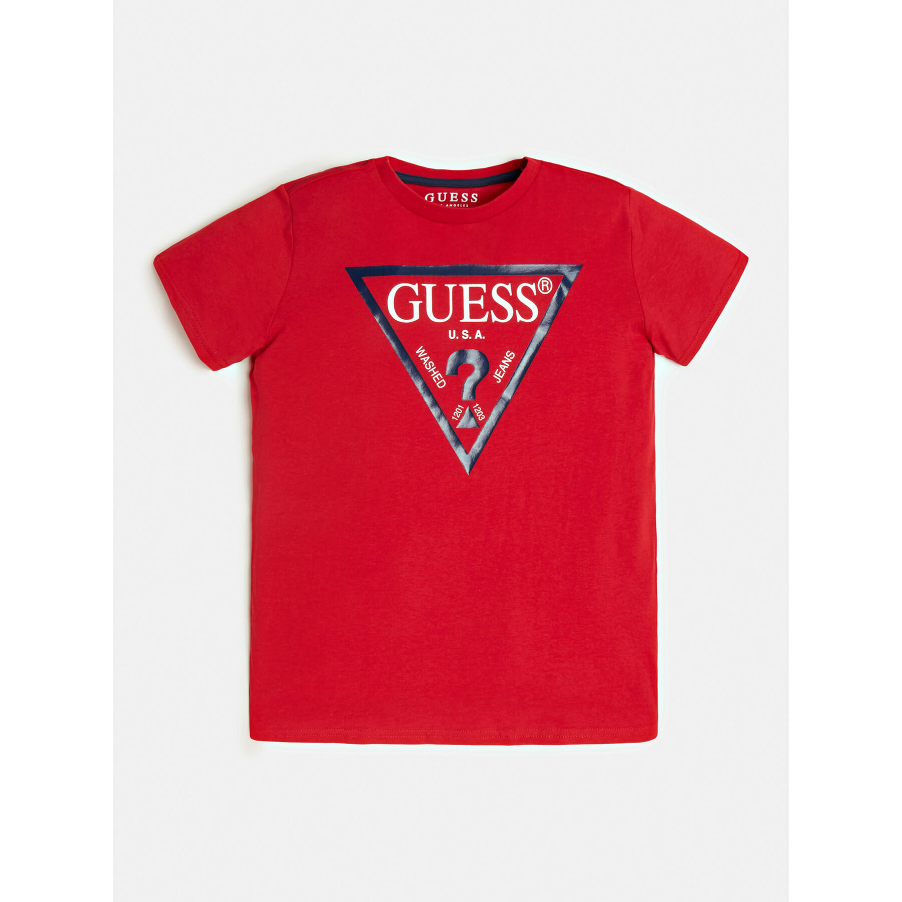 Guess T-Shirt L73I55 K8HM0 Κόκκινο Regular Fit