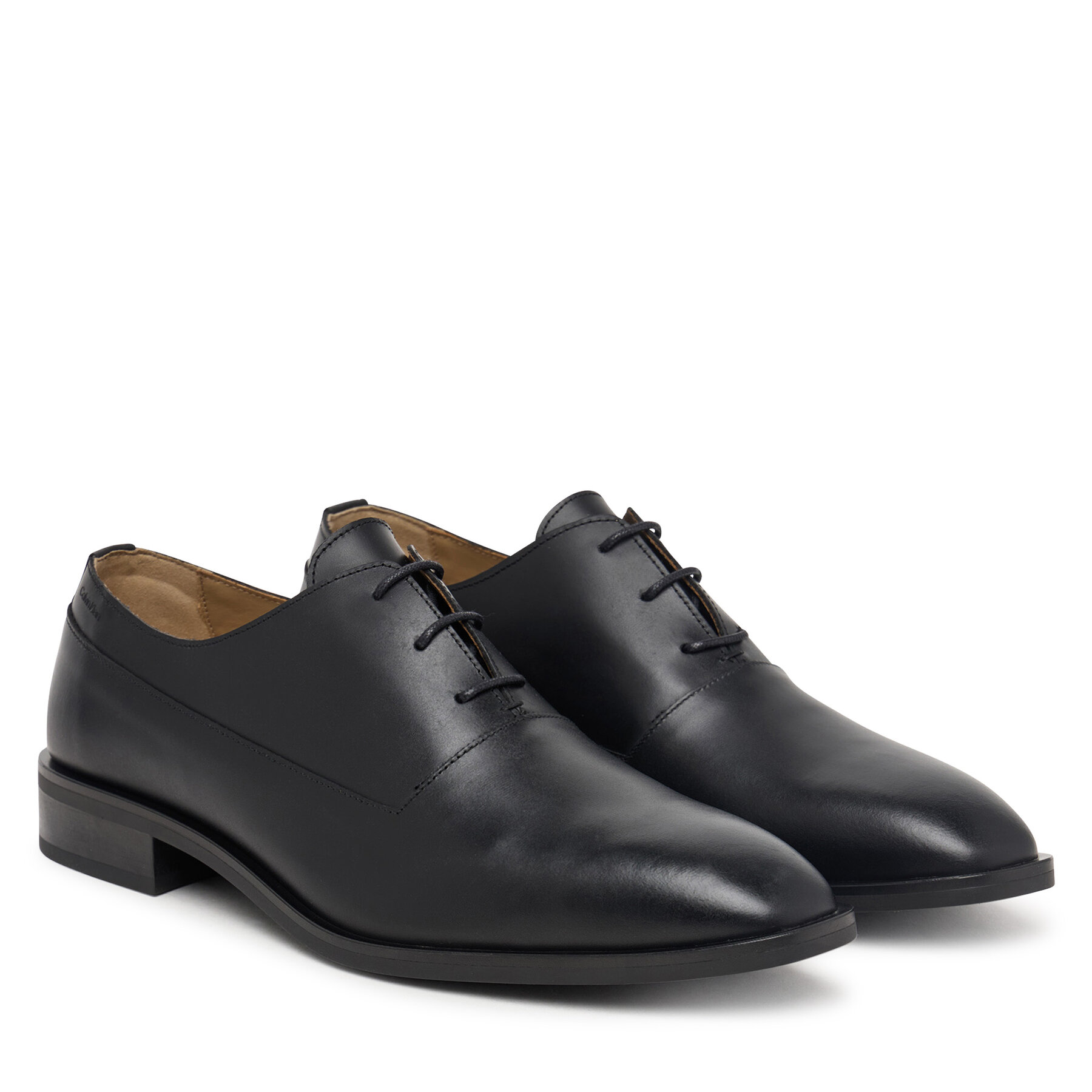 Pantofi Calvin Klein Slim Ess Oxford Lth HM0HM02274 Negru