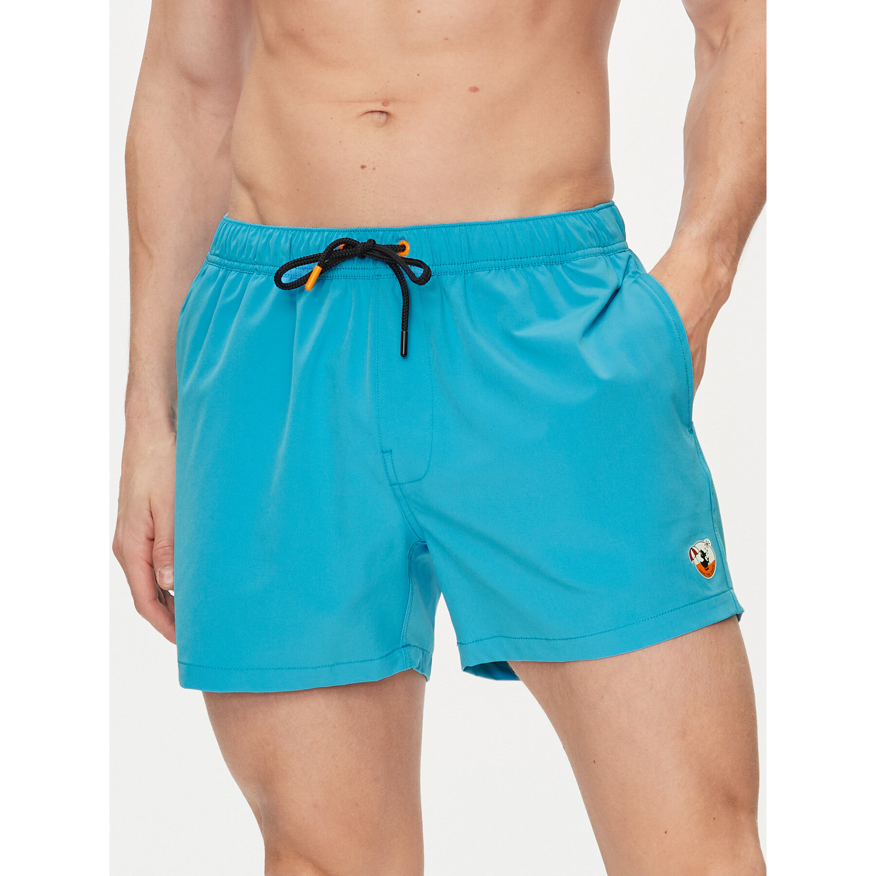 Save The Duck Badeshorts Demna DW1222M-RIPO18 Blau Regular Fit