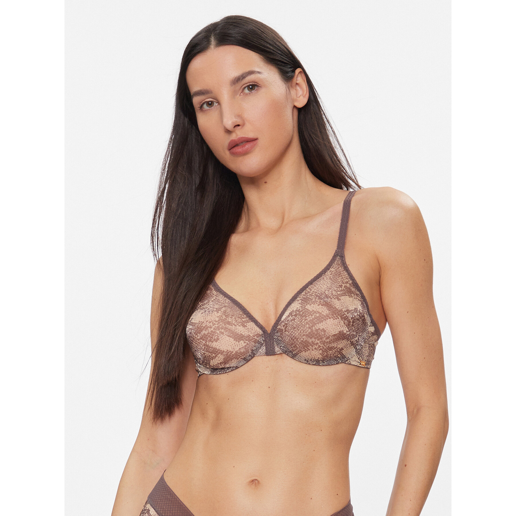 Gossard Gossard Σουτιέν Bralette Glossies Snake 13011 Γκρι