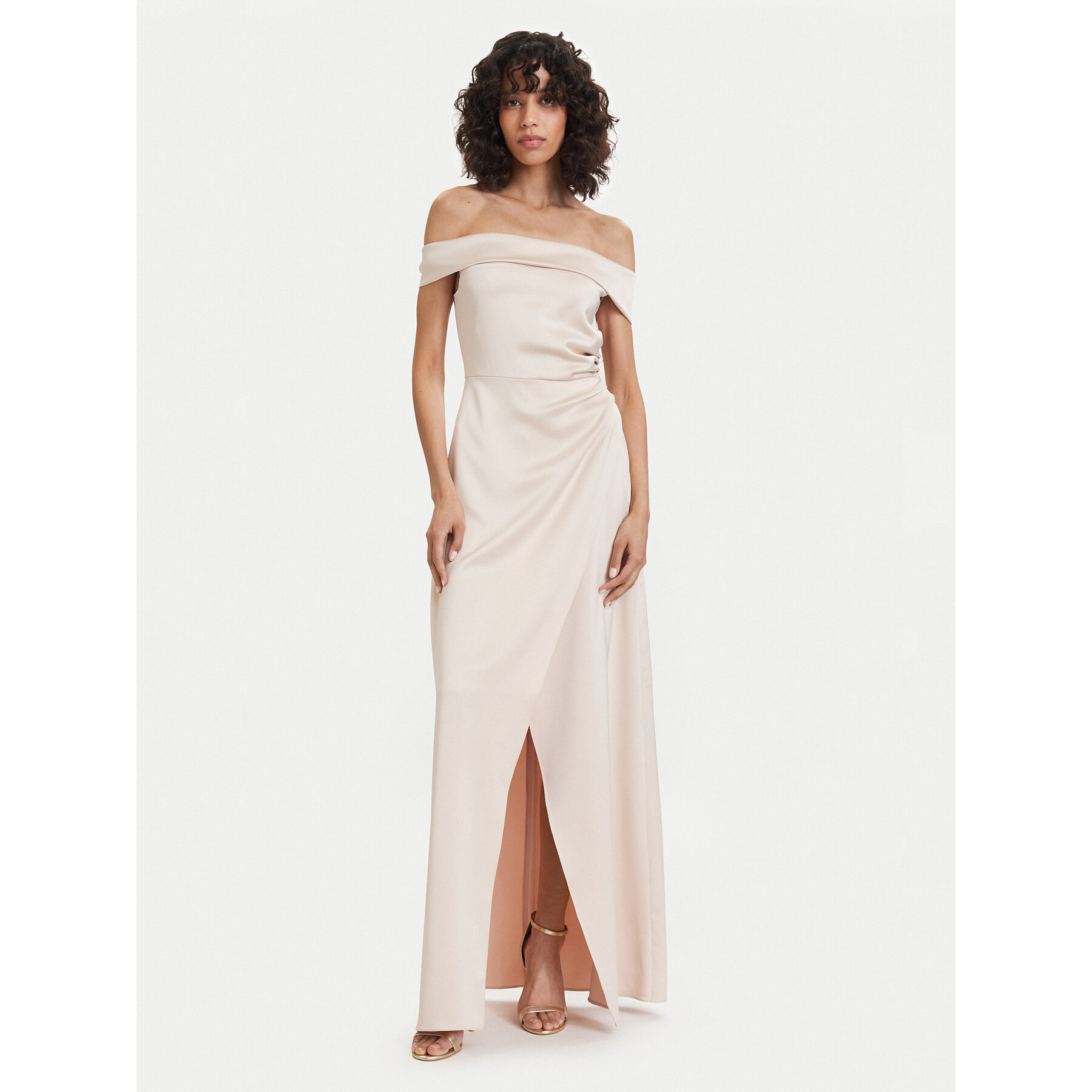 ACCESS FASHION Abendkleid 63-3436-322 Goldfarben Regular Fit
