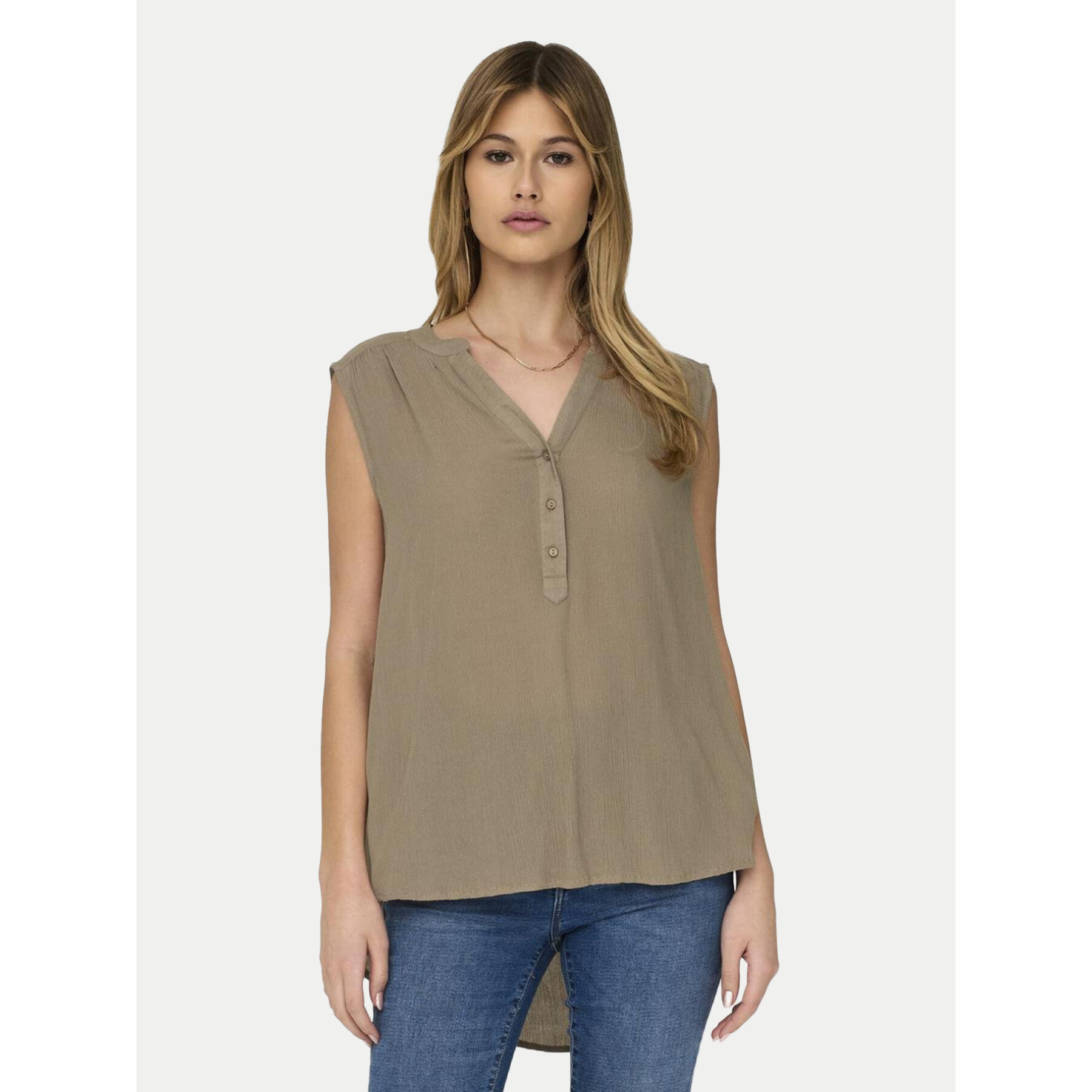Only Bluse Jette 15213420 Braun Regular Fit