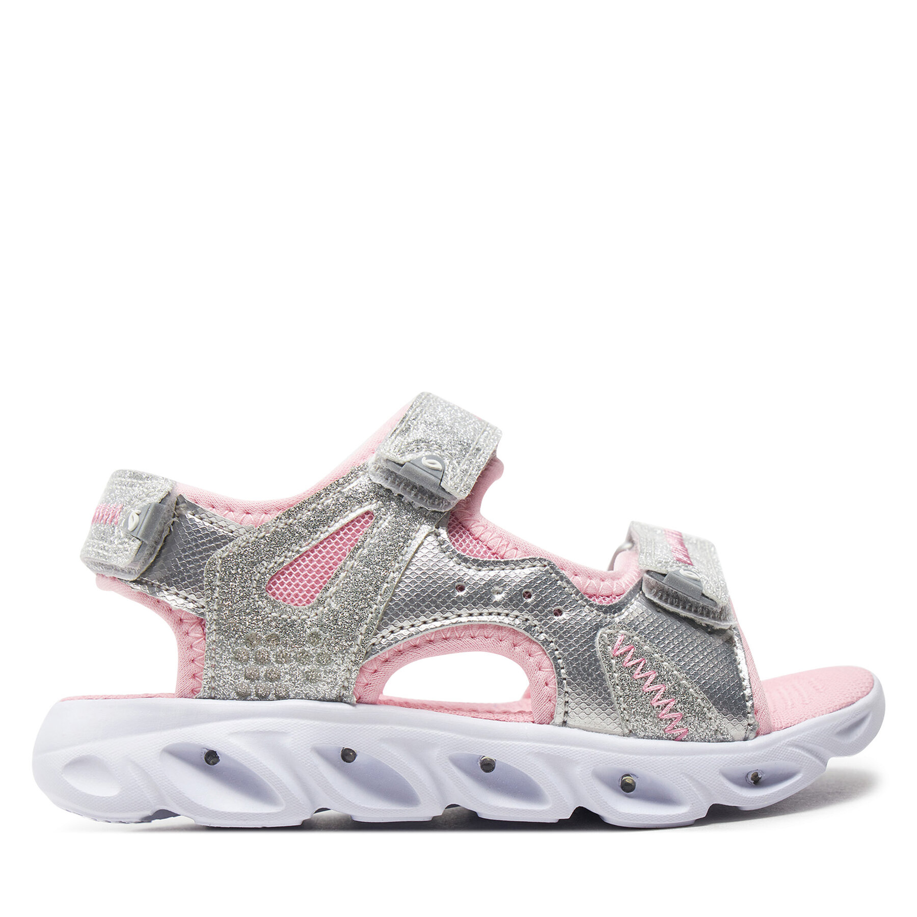 Σανδάλια Leaf Silver LMELB L Ασημί