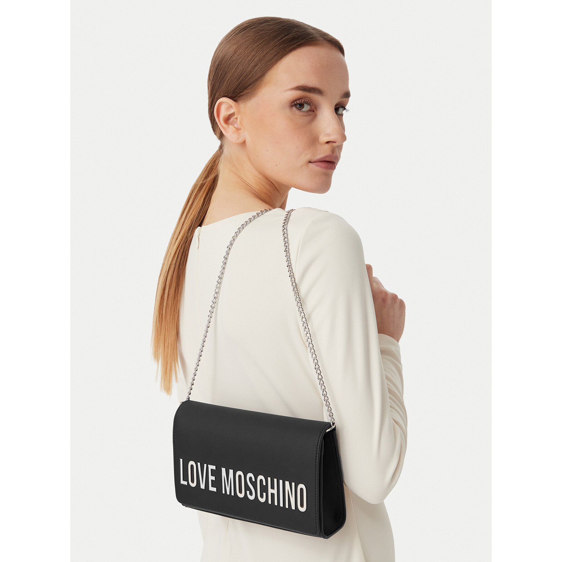 Geantă LOVE MOSCHINO JC4103PP1PKD000B Negru