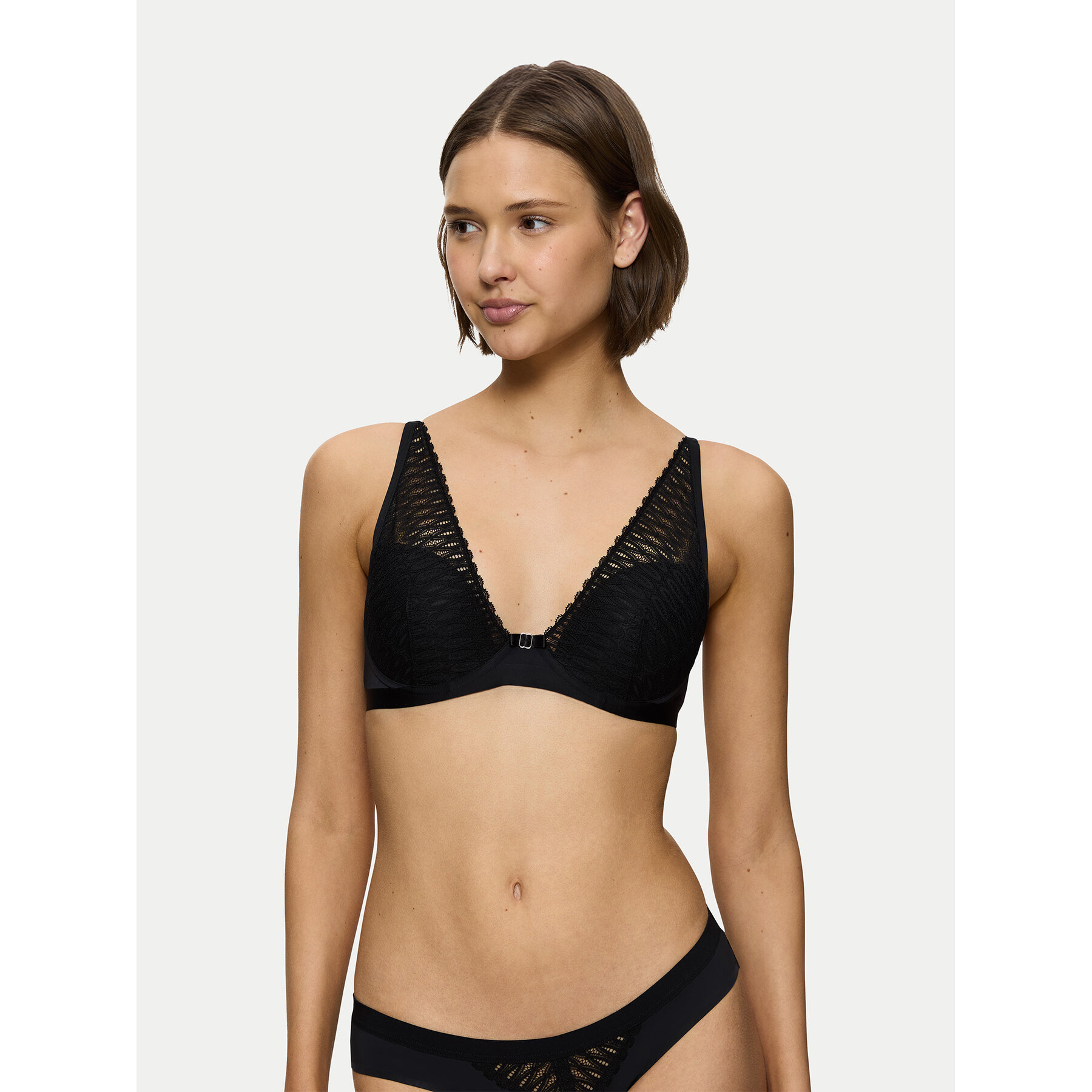 Triumph Reggiseno con ferretto Aura Spotlight 10208018 Nero