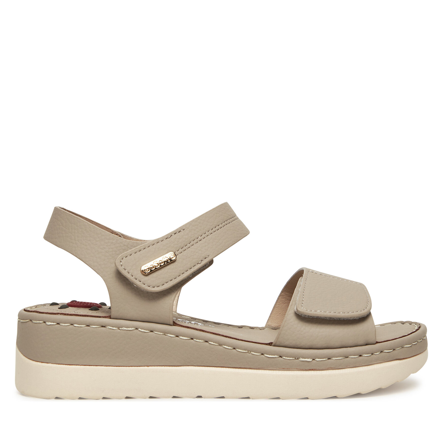 Damskie Go Soft Sandały, Rozmiar 36 Szary LA3J9111-L8