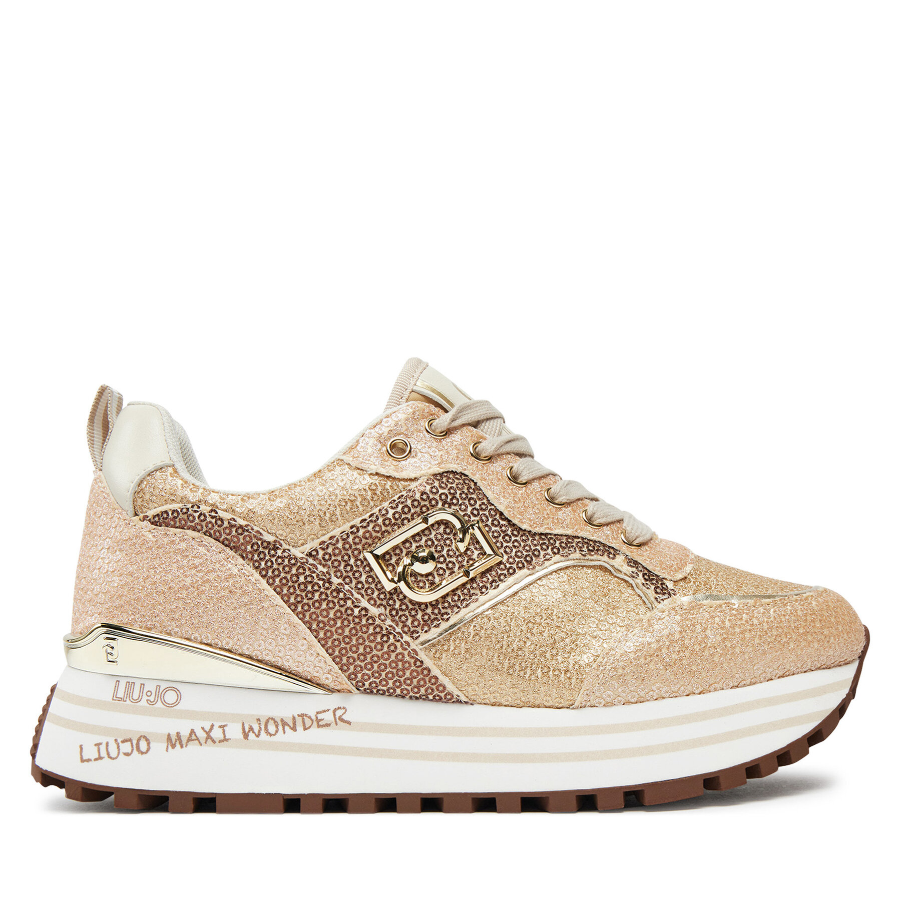 Sneakers Liu Jo Maxi Wonder 73 BF4007 PX520 Auriu
