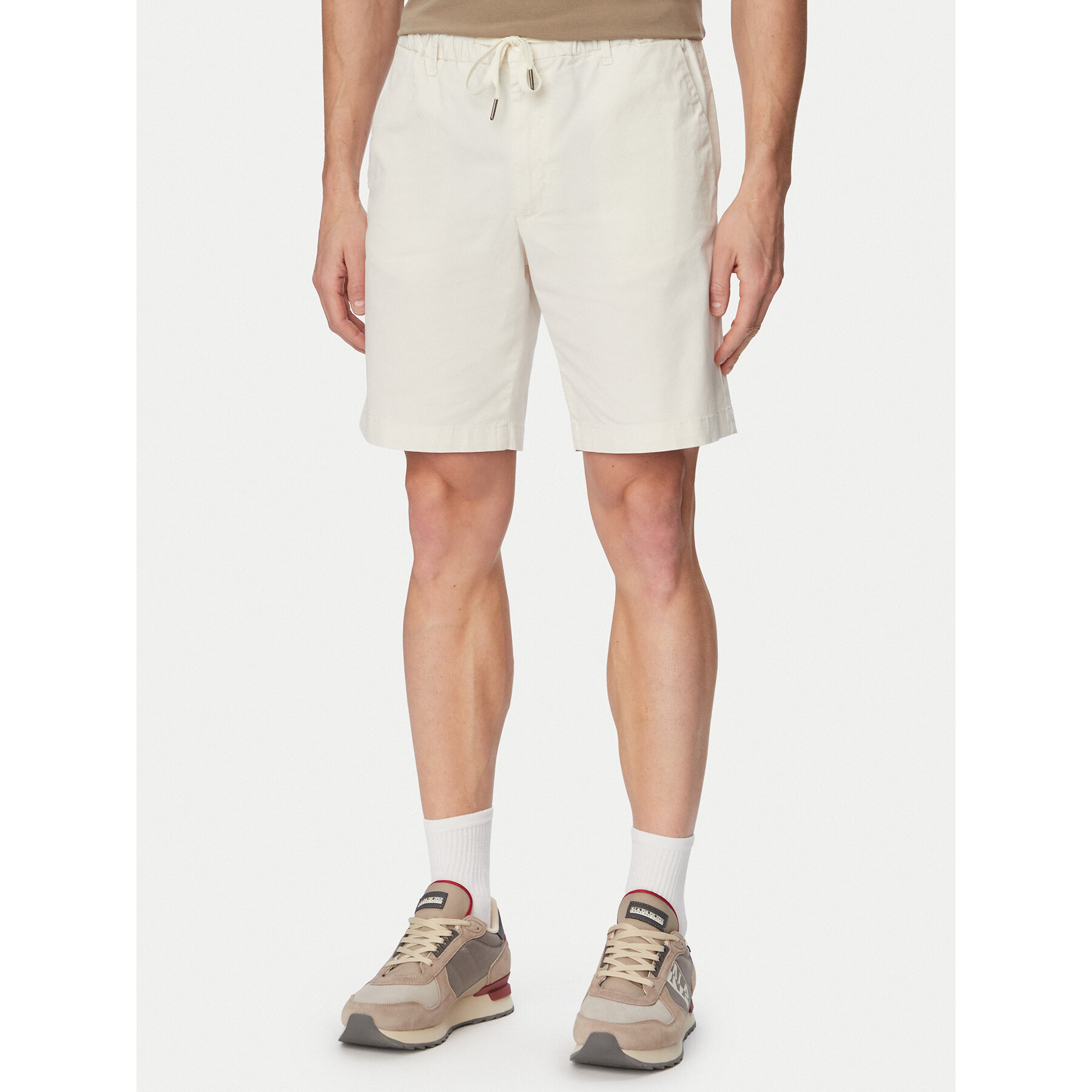 Jack & Jones Stoffshorts Jaiden Rocco 12292831 Beige Regular Fit