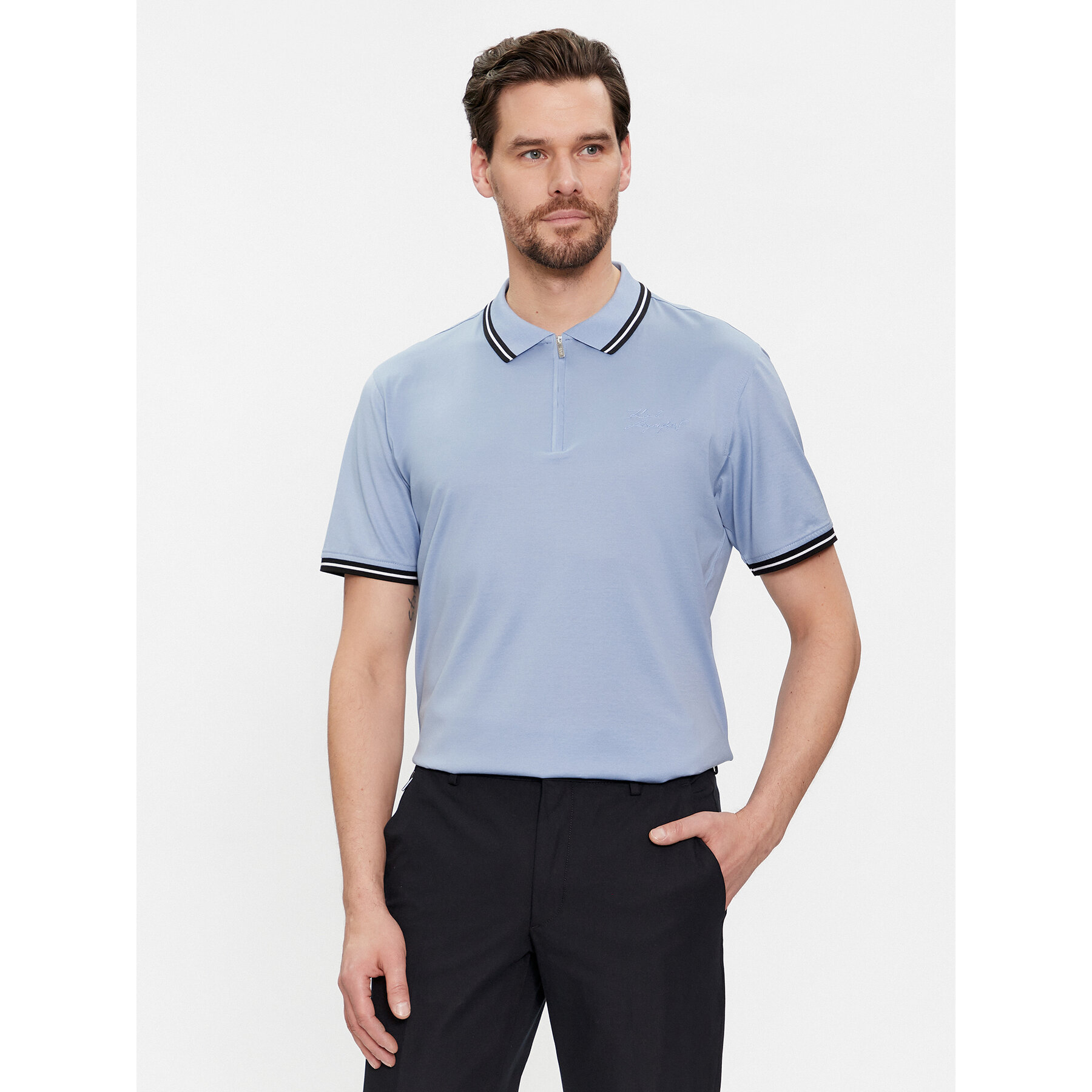 KARL LAGERFELD Polo 745080 541200 Μπλε Regular Fit