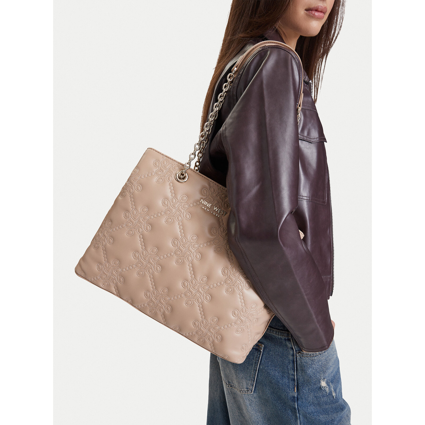 Дамска чанта Nine West CEO-PRIME ELEGANCE-LA374-5652 Бежов