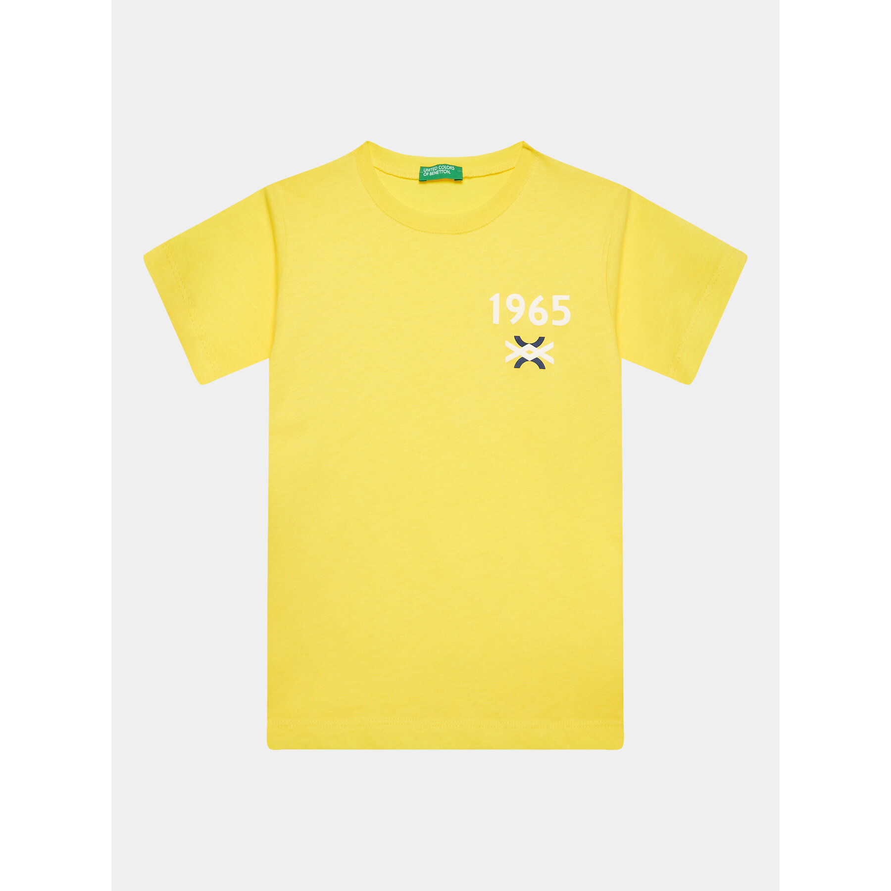 United Colors Of Benetton T-Shirt 3I1XG109J Κίτρινο Regular Fit