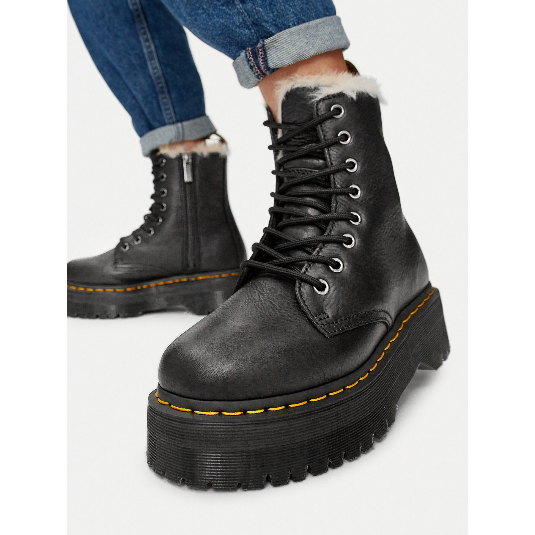 Bocanci Dr. Martens Jadon Fl 25637001 Negru